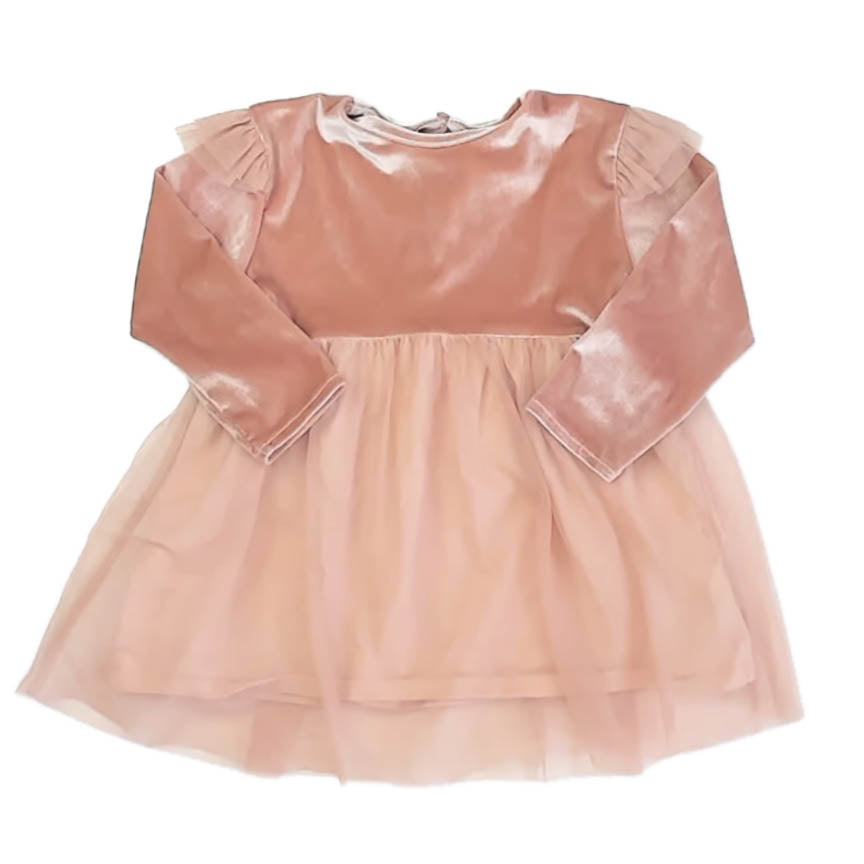 Zara Girls Mauve Dress Size: 18-24 Months Mauve