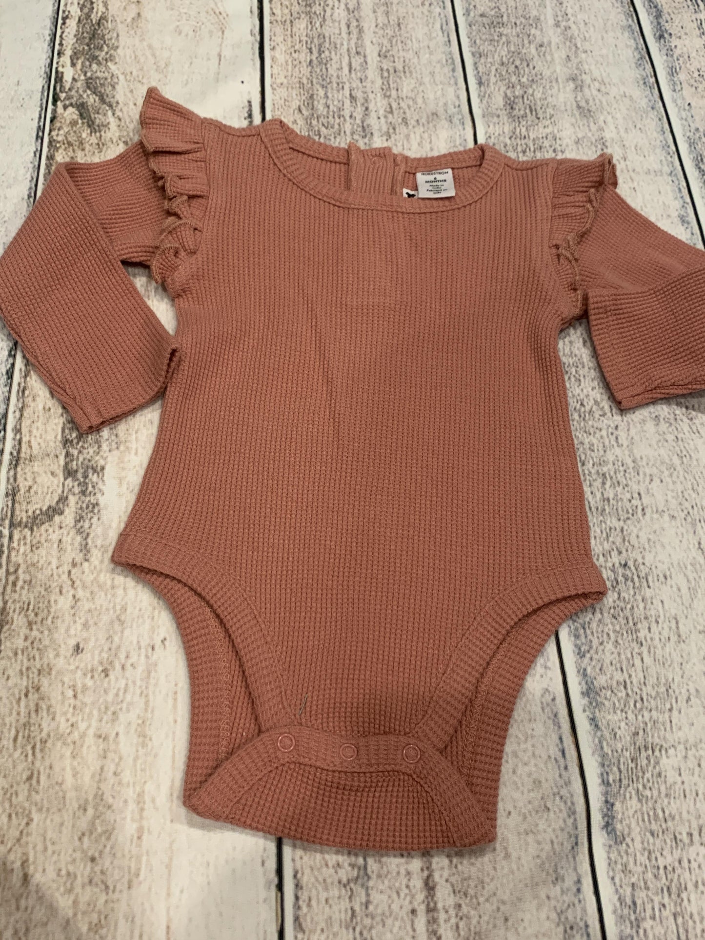 Nordstrom Girls Mauve Onesie Size: 6 months Mauve