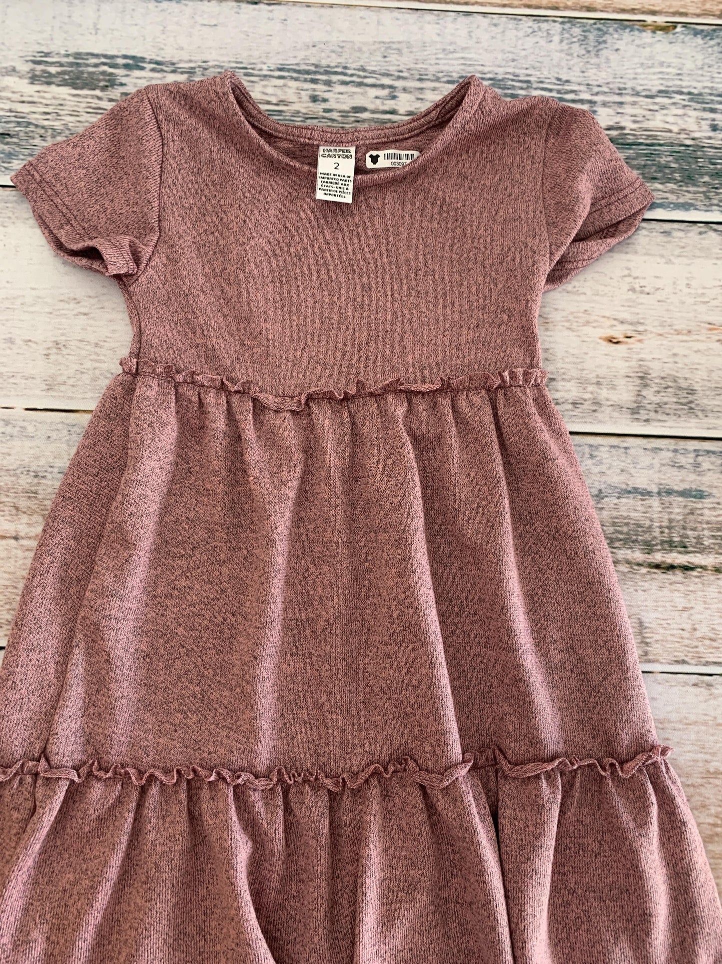 Harper Canyon Girls Mauve Dress Size: 2T Mauve