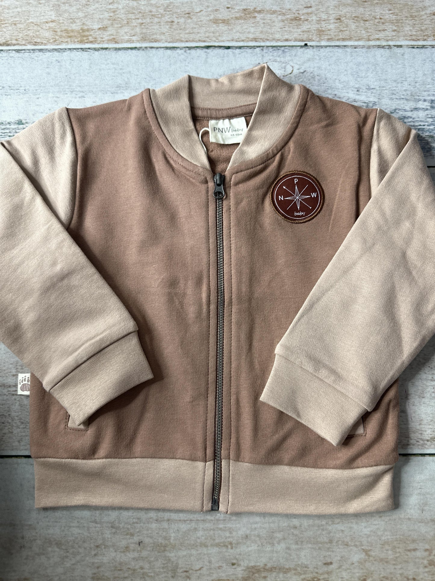 PNW Unisex Mauve Jacket Size: 12-18 months Mauve