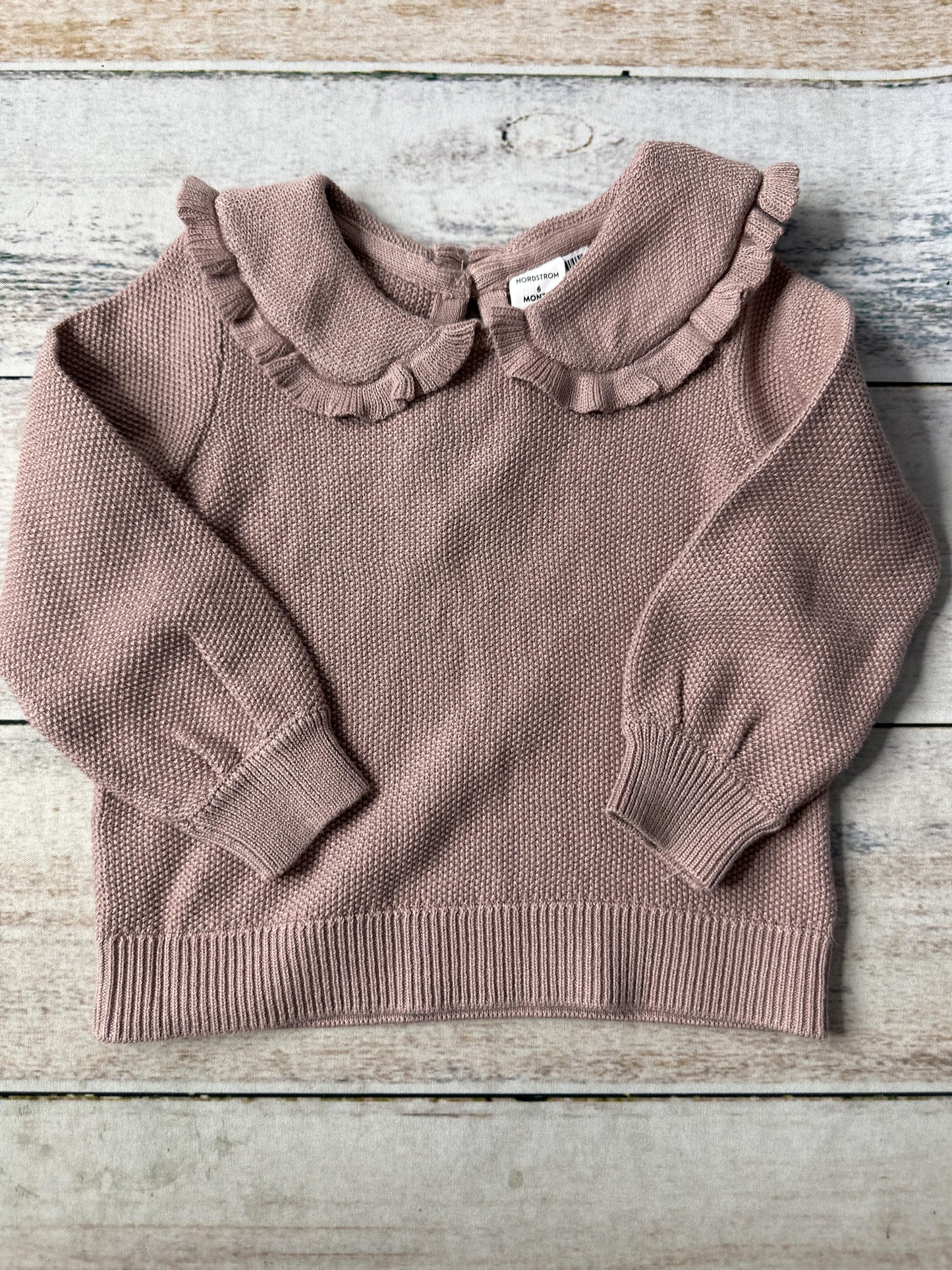 Nordstrom Girls Mauve Sweater Size: 6 months Mauve