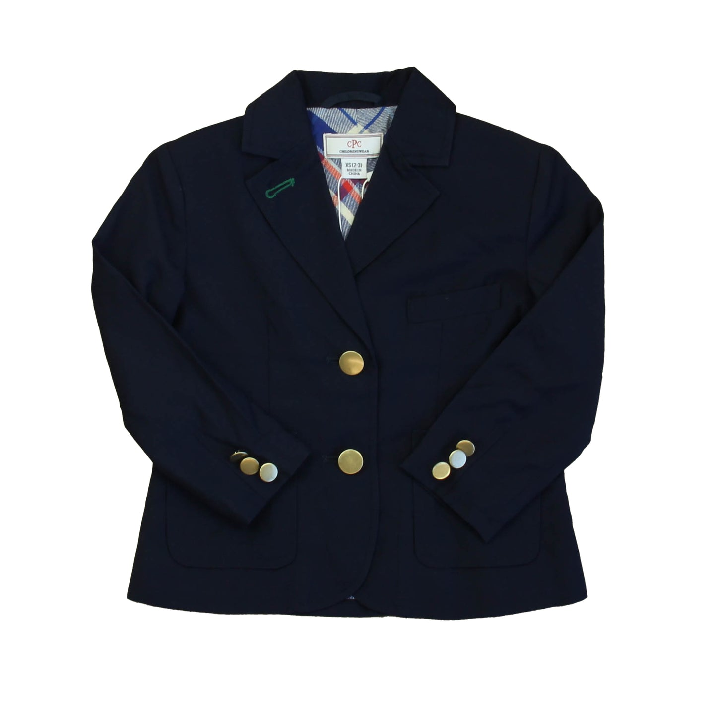 Classic Prep Girls Medieval Lined in Greenwich Plaid Jacket Size: 2-3T Medieval Lined in Greenwich Plaid