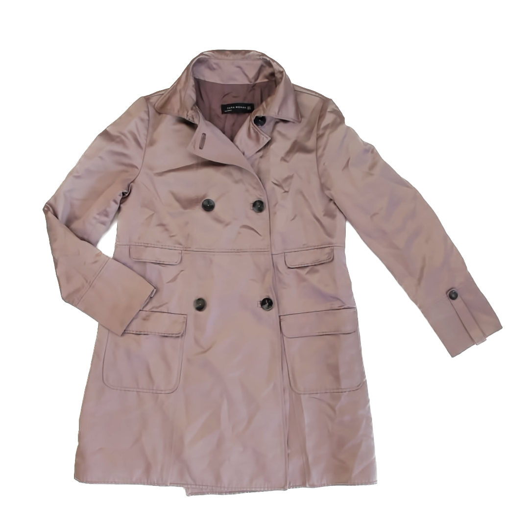 Zara Girls Metallic Rose Jacket Size: Adult S Metallic Rose