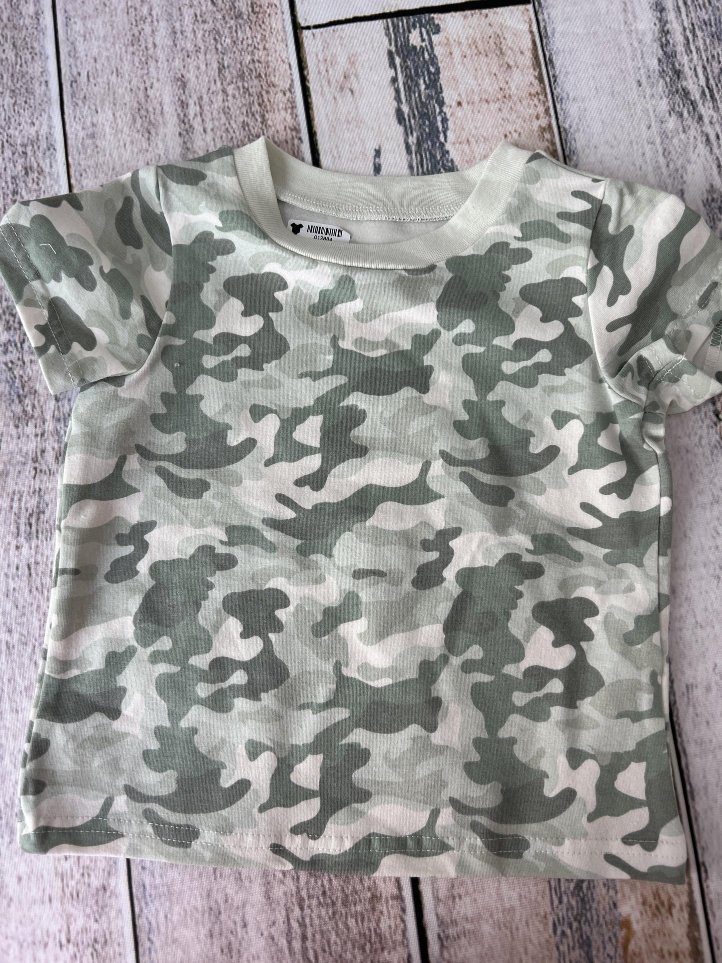 Baby Starters Girls Mint | Camo T-Shirt Size: 18 months Mint | Camo