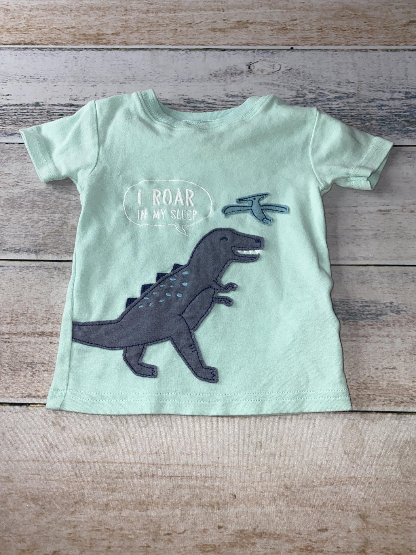 Carters Boys Mint | Grey Pajamas Size: 12M Mint | Grey