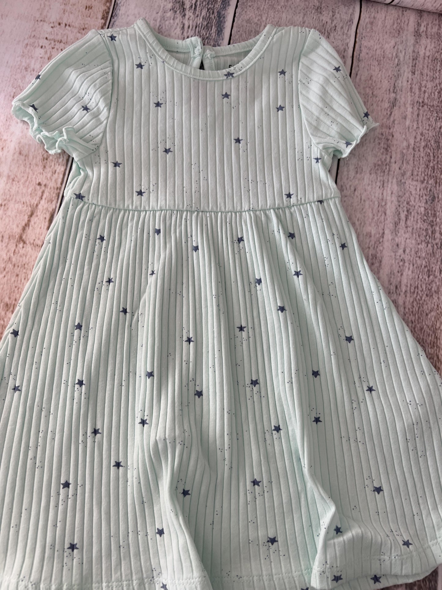 Focus Girls Mint | Light Blue | Stars Dress Size: 24 months Mint | Light Blue | Stars