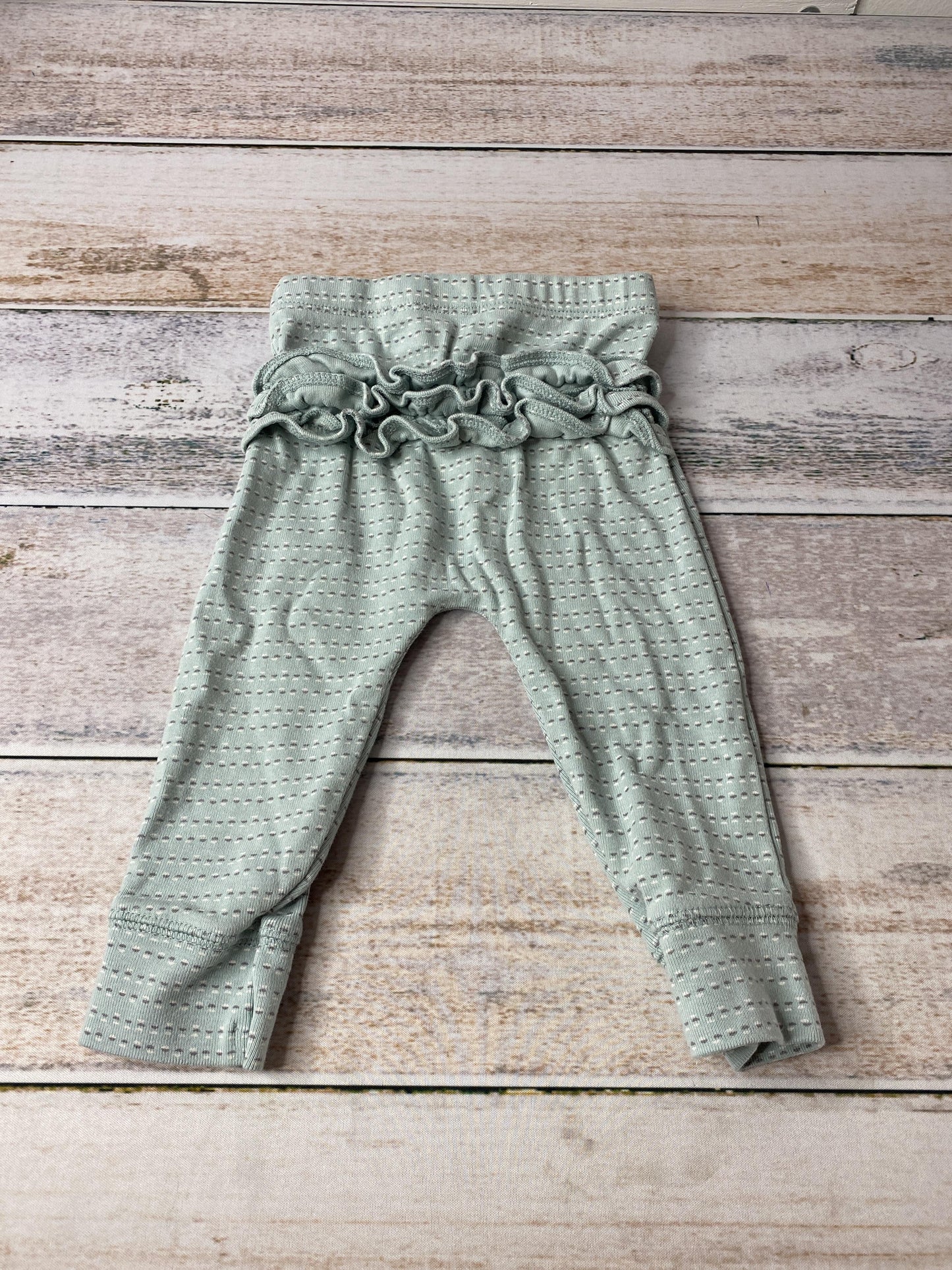 Oliver & Rain Unisex Mint | Pattern Pants Size: 12M Mint | Pattern