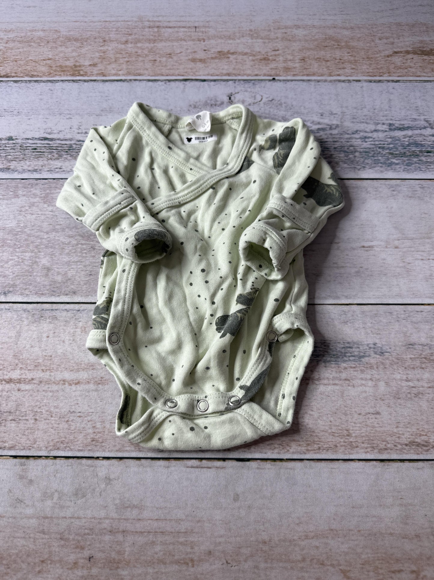 Kate Quinn Unisex Mint | Sea Animals Onesie Size: 0-3 months Mint | Sea Animals