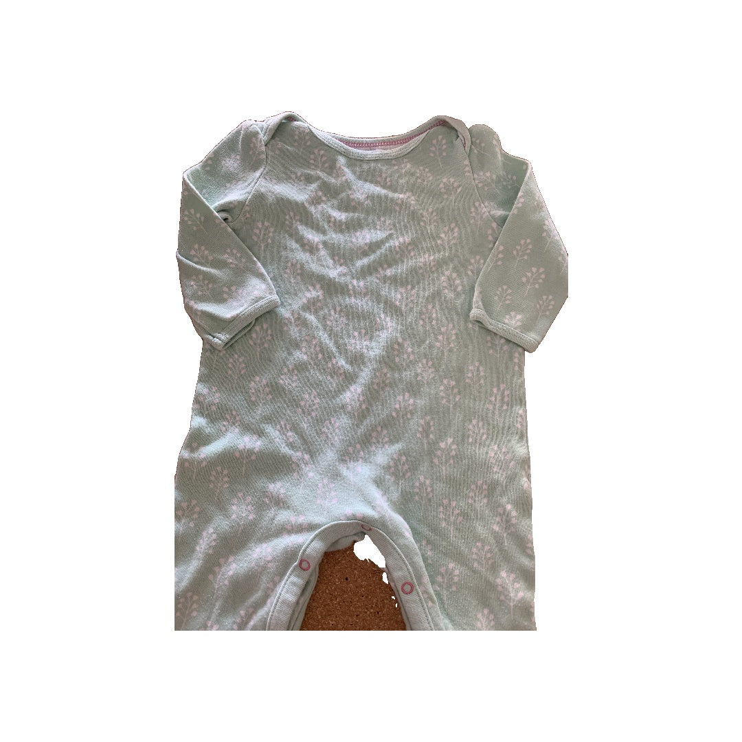 Cloud Island Girls Mint | White | Pattern Pajamas Size: 6-9 months Mint | White | Pattern