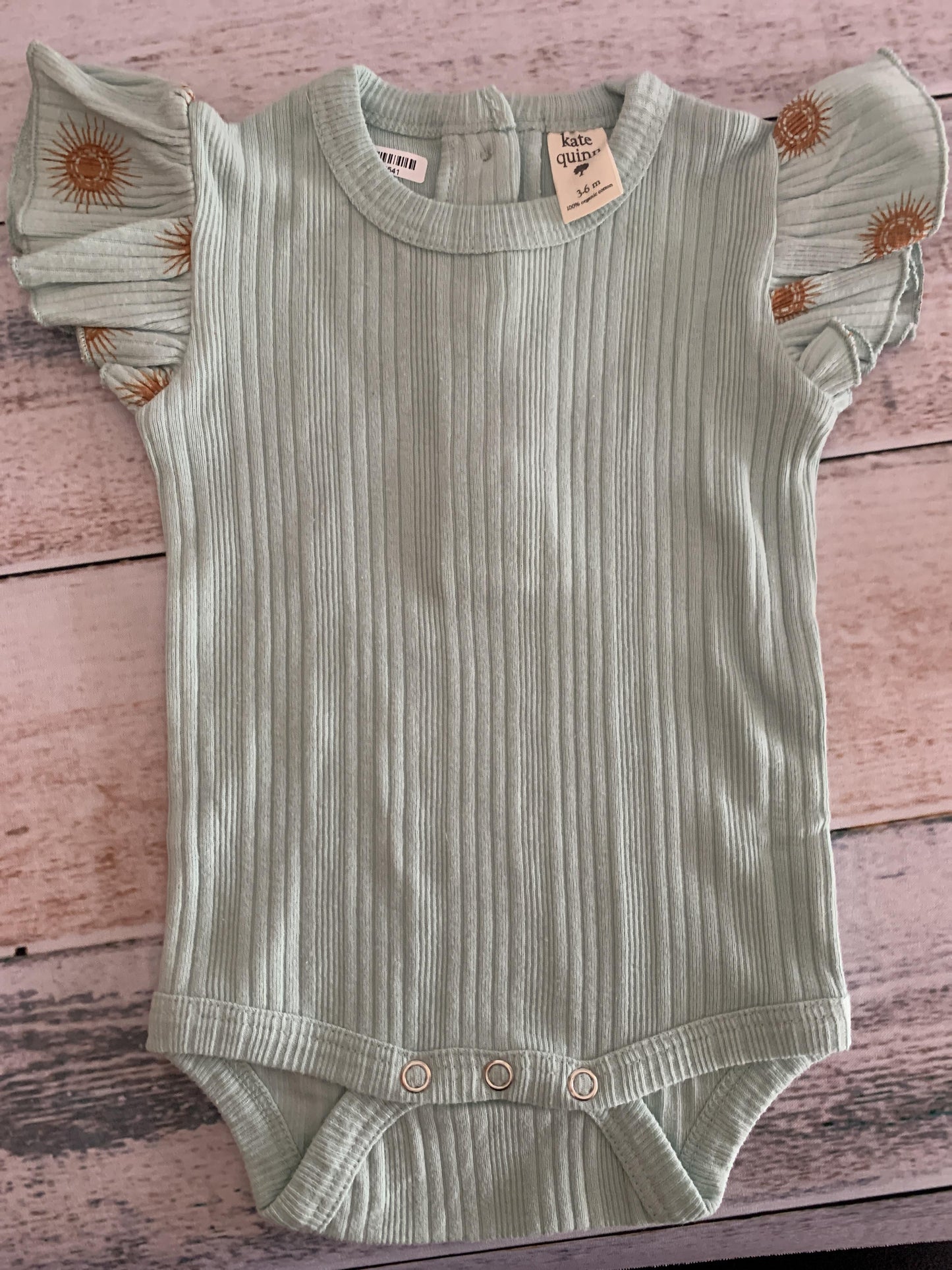 Kate Quinn Girls Mint Onesie Size: 3-6 months Mint