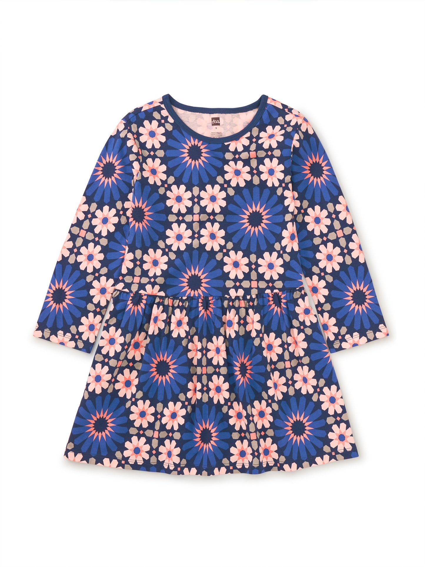 Tea Collection Girls Moroccan Tile Dress Size: 6-9 Months Moroccan Tile