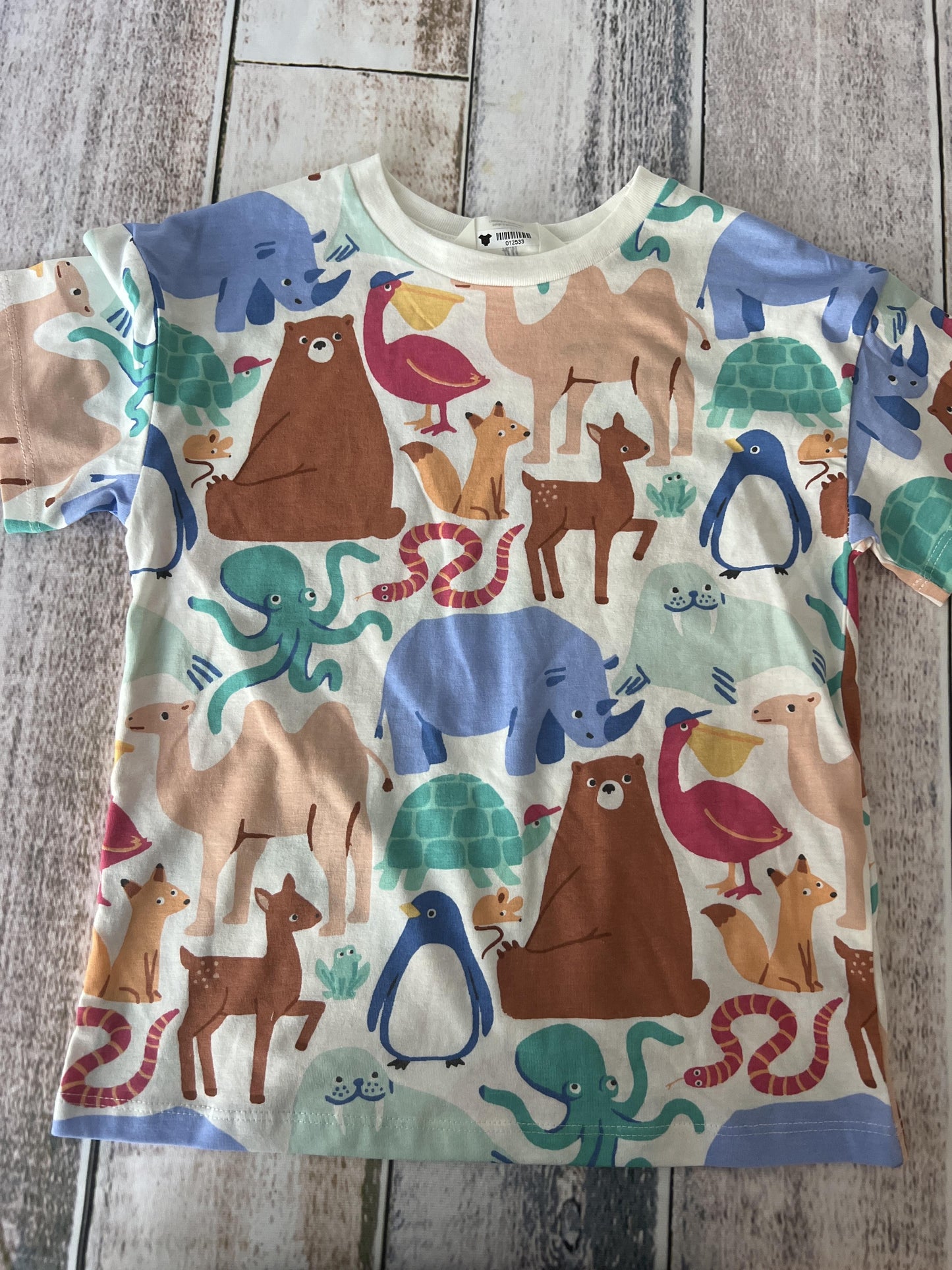 H&M Unisex Multi | animals T-Shirt Size: 3T Multi | animals
