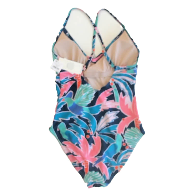 Tea Collection Girls Multi Birds 1-piece Swimsuit Size: XS Multi Birds