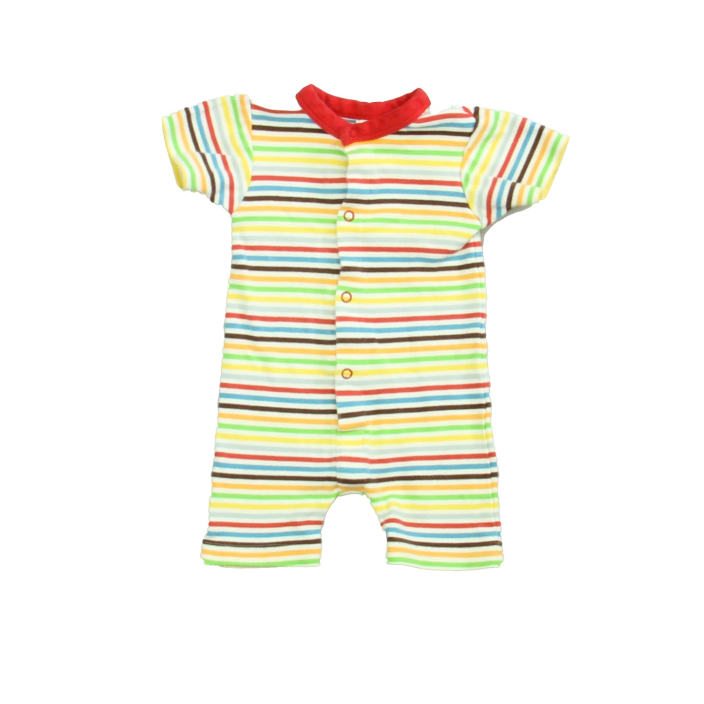 Sweet Peanut Boys Multi | Stripes Romper Size: 6-12 Months Multi | Stripes