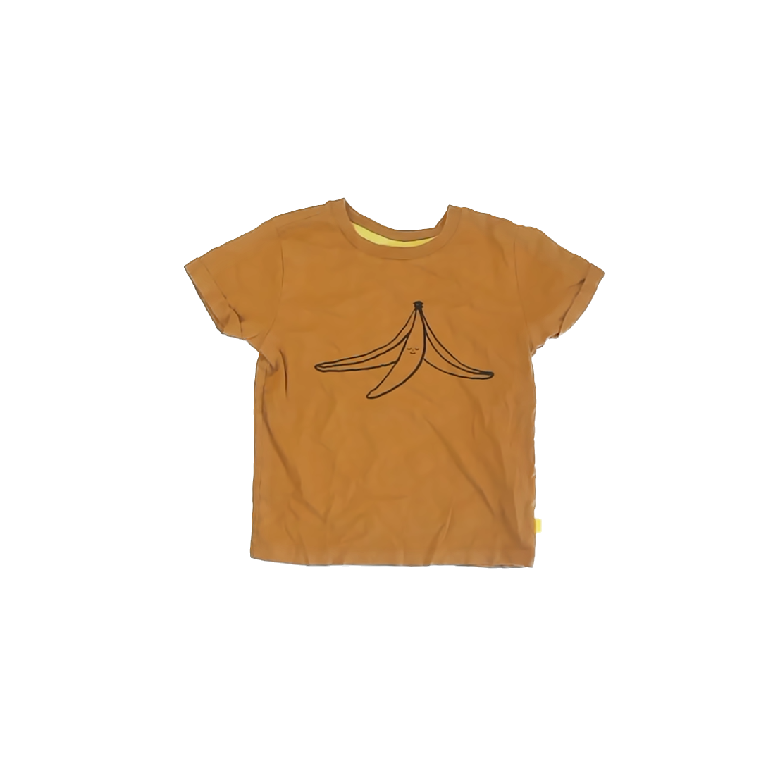 Mon Coeur Unisex Mustard Banana T-Shirt Size: 6 Years Mustard Banana