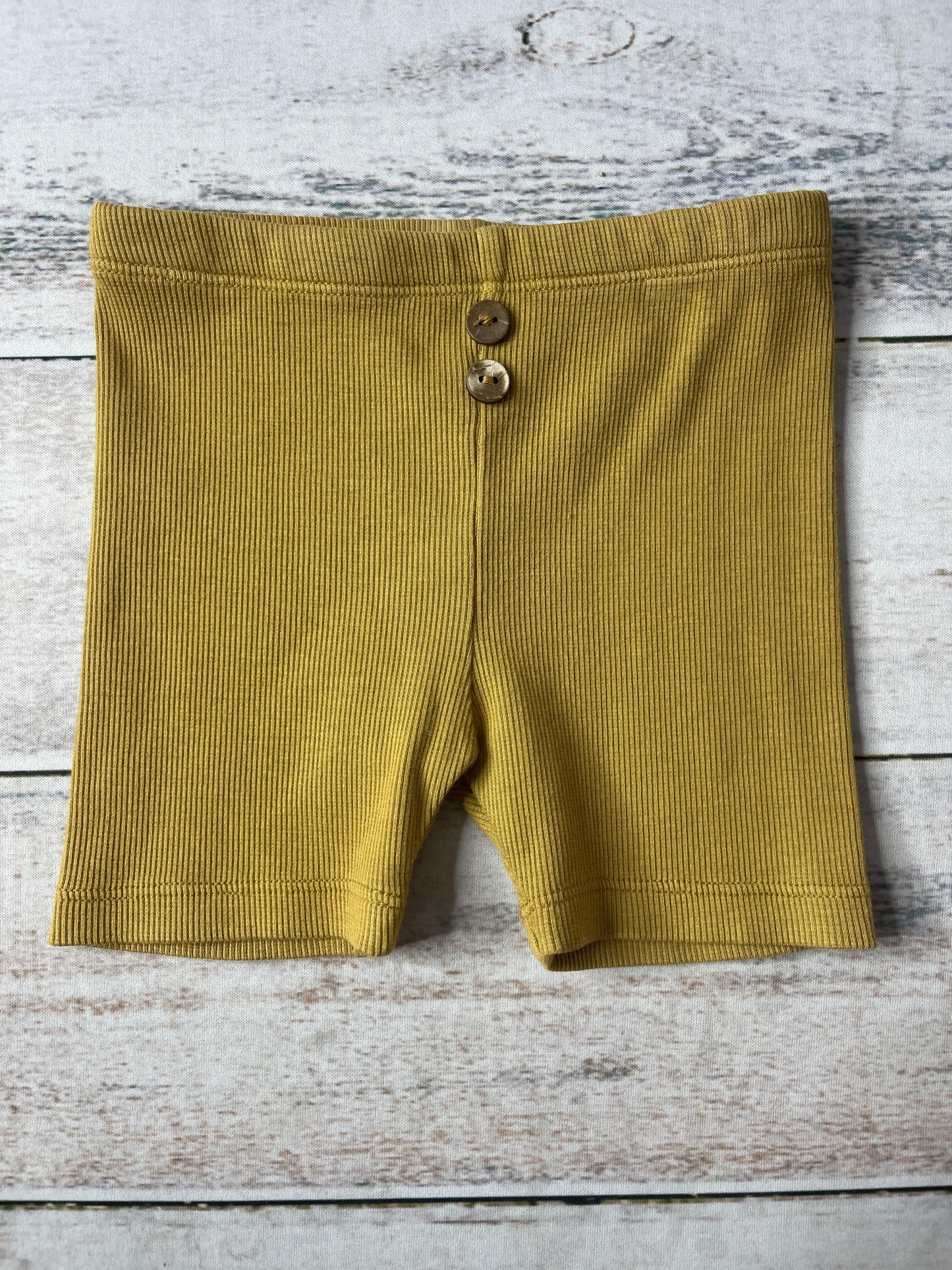 KId Wild Unisex Mustard Shorts Size: 18-24 months Mustard