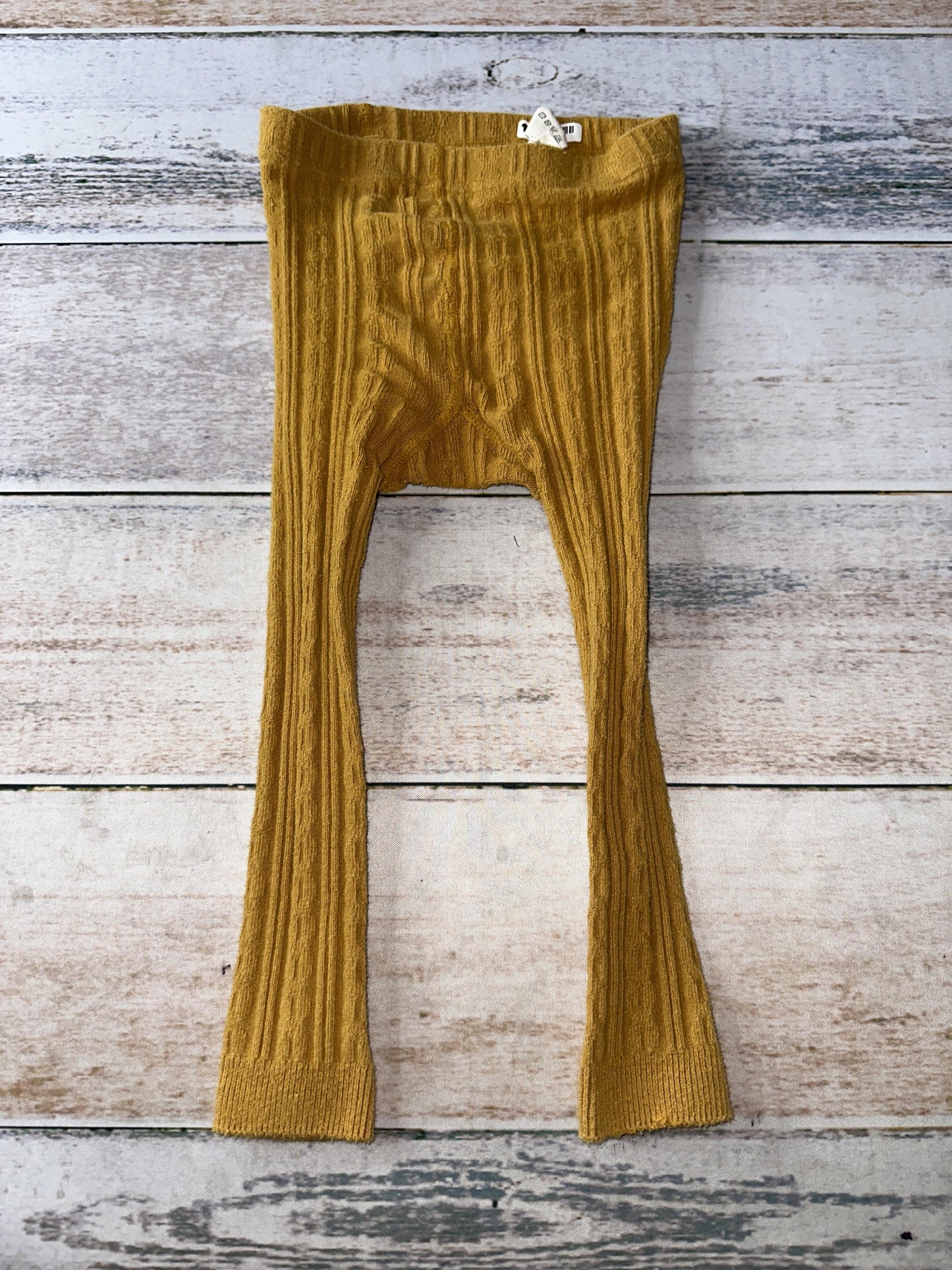 Kate Quinn Girls Mustard Leggings Size: 2T Mustard