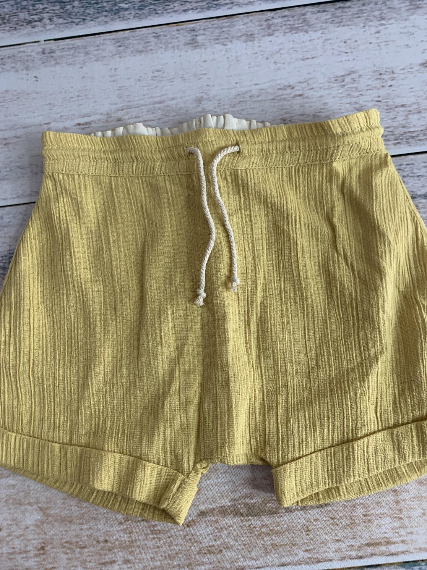 Louise Misha Boys Mustard Shorts Size: 12M Mustard