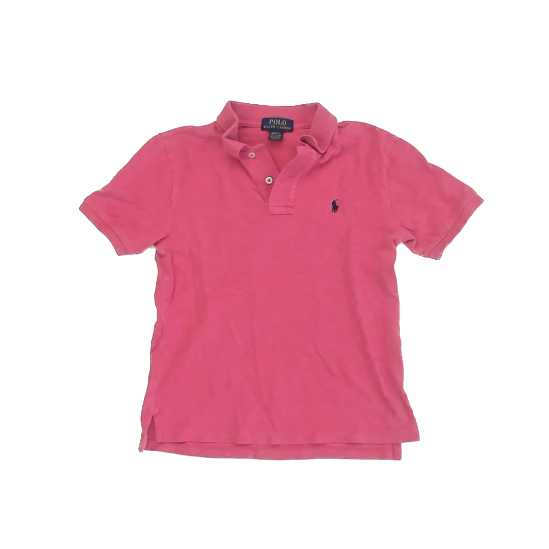 Ralph Lauren Boys Nantucket Red Polo Shirt Size: 10-12 Years Nantucket Red