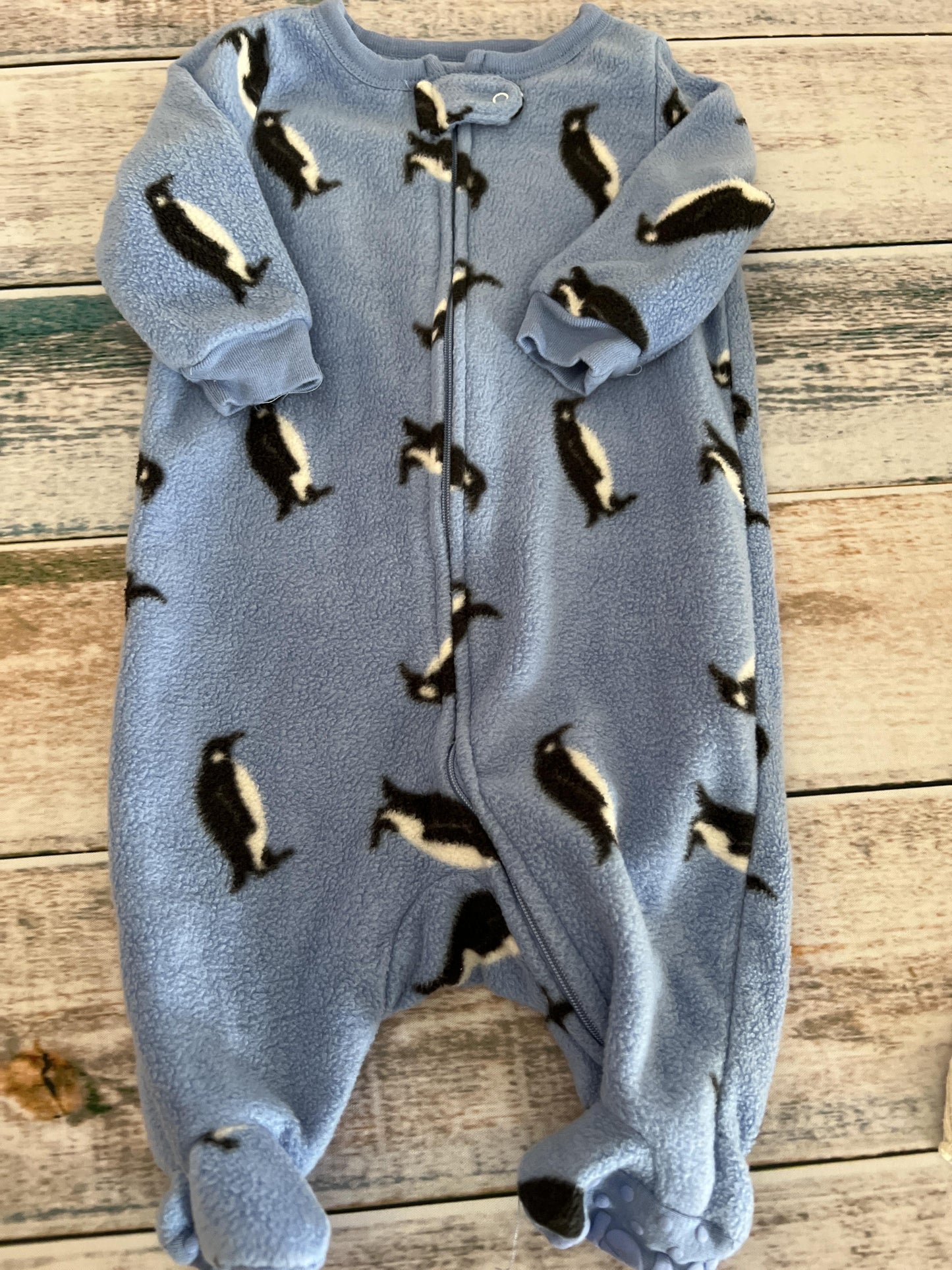 Leveret Unisex Navy Blue | animals Pajamas Size: 3-6 months Navy Blue | animals