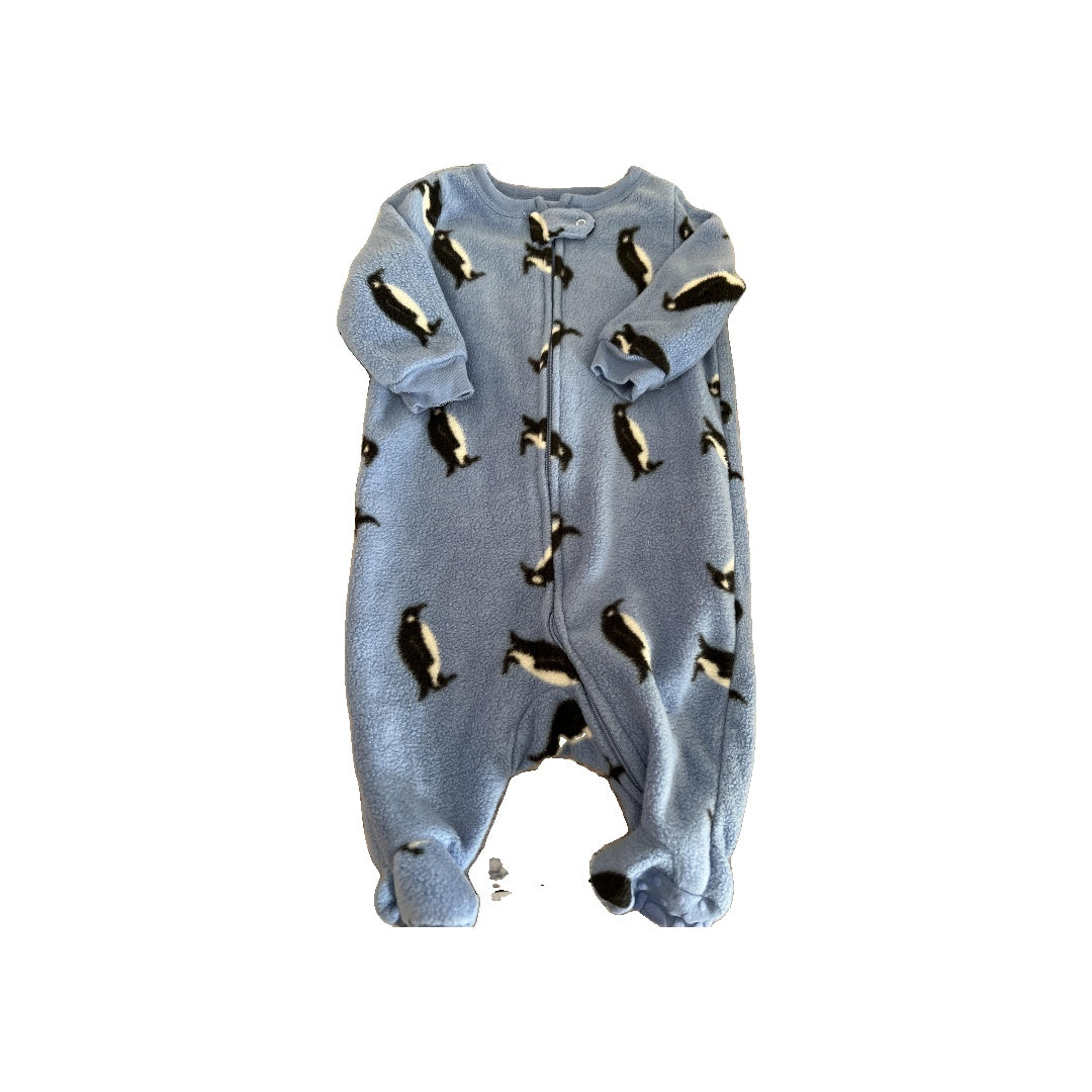 Leveret Unisex Navy Blue | animals Pajamas Size: 3-6 months Navy Blue | animals