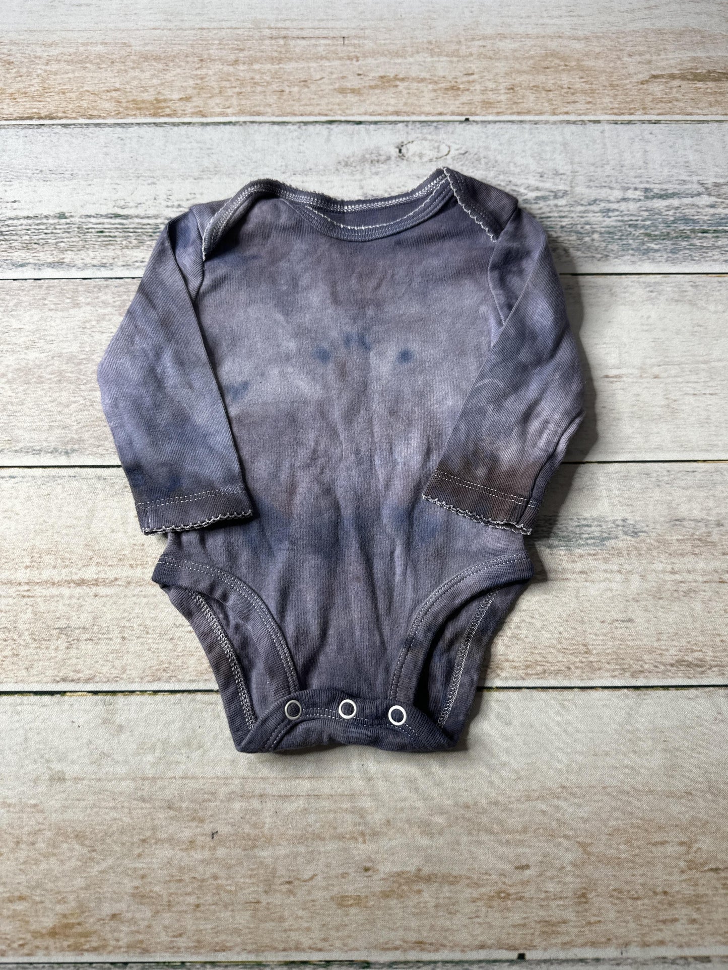 Carters Girls Navy Blue | Brown | Tie Dye Onesie Size: 3 months Navy Blue | Brown | Tie Dye