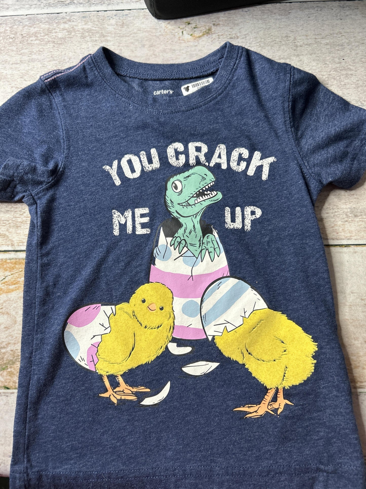 Carters Boys Navy Blue | Dinosaur T-Shirt Size: 2T Navy Blue | Dinosaur