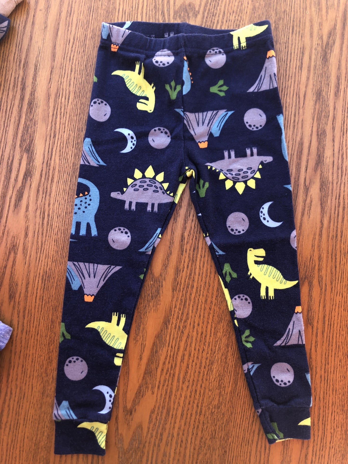 Carters Boys Navy Blue | Dinosaur Pajamas Size: 2 years Navy Blue | Dinosaur