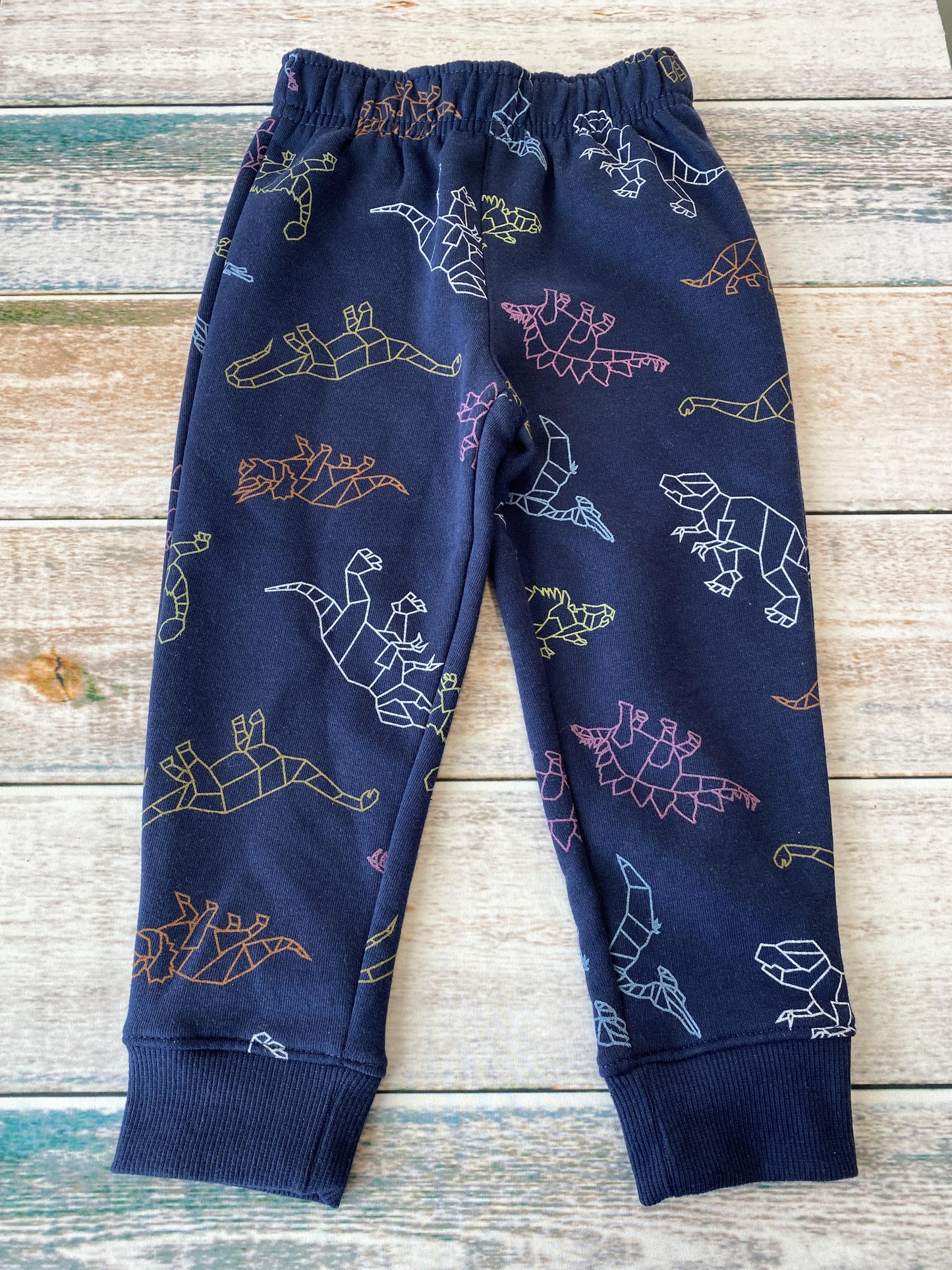 Cat & Jack Boys Navy Blue | Dinosaur Pants Size: 3T Navy Blue | Dinosaur