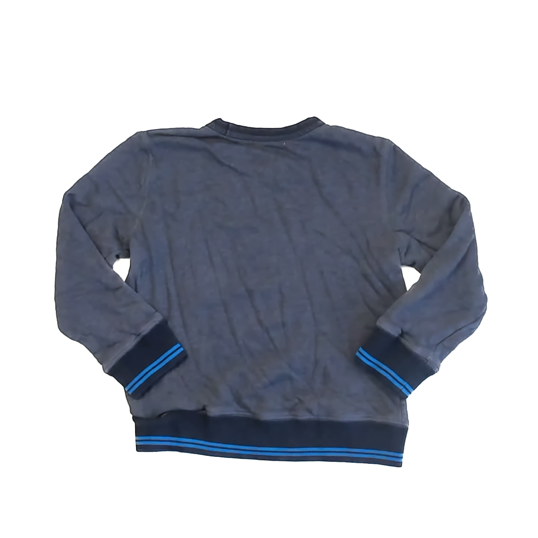 Rockets Of Awesome Boys Navy | Blue Edges Sweater Size: 10-12 Years Navy | Blue Edges