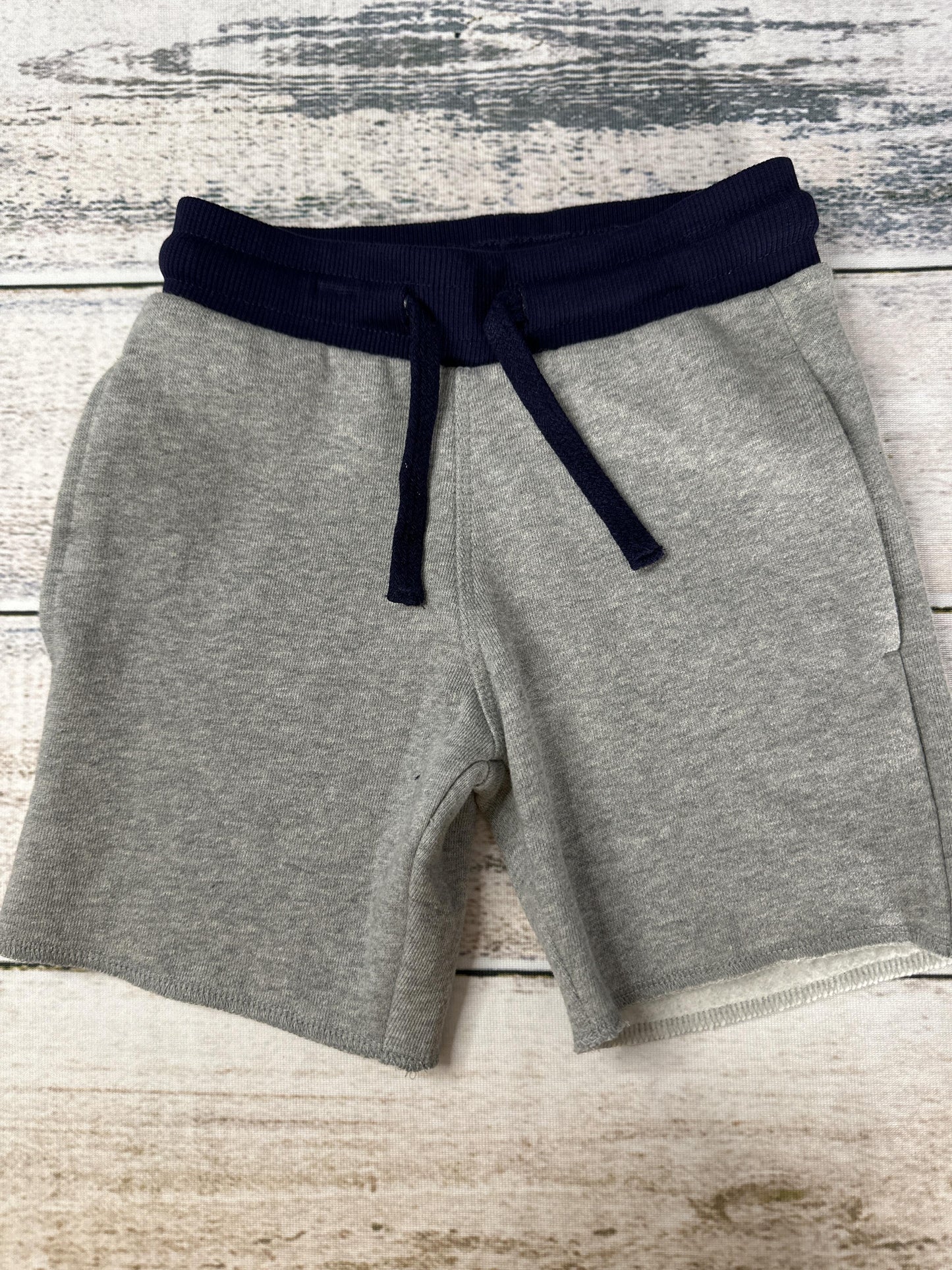 Mightly Unisex Navy Blue | Grey Shorts Size: 3T Navy Blue | Grey