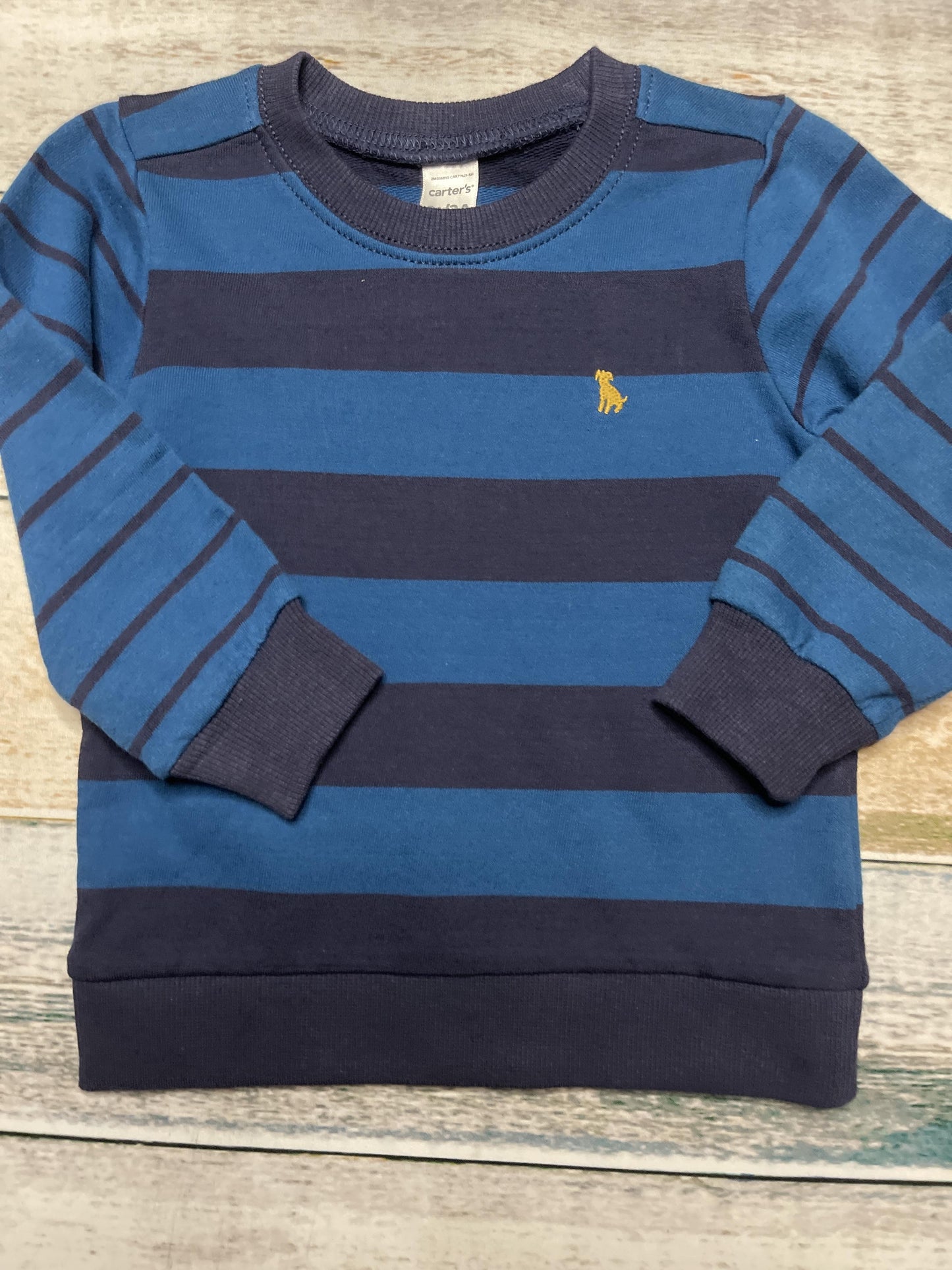 Carters Boys Navy Blue | Light Blue Sweater Size: 2T Navy Blue | Light Blue