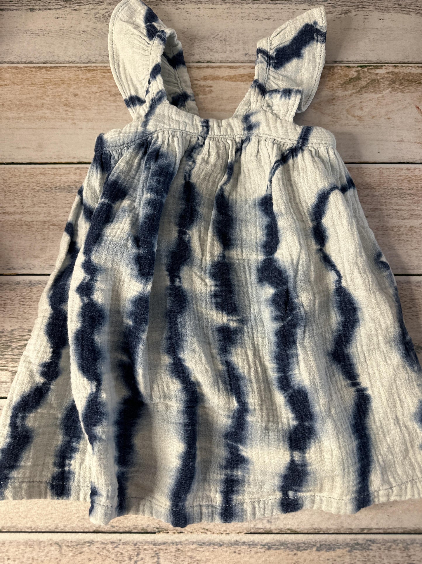 Gap Girls Navy Blue | Light Blue Dress Size: 2T Navy Blue | Light Blue
