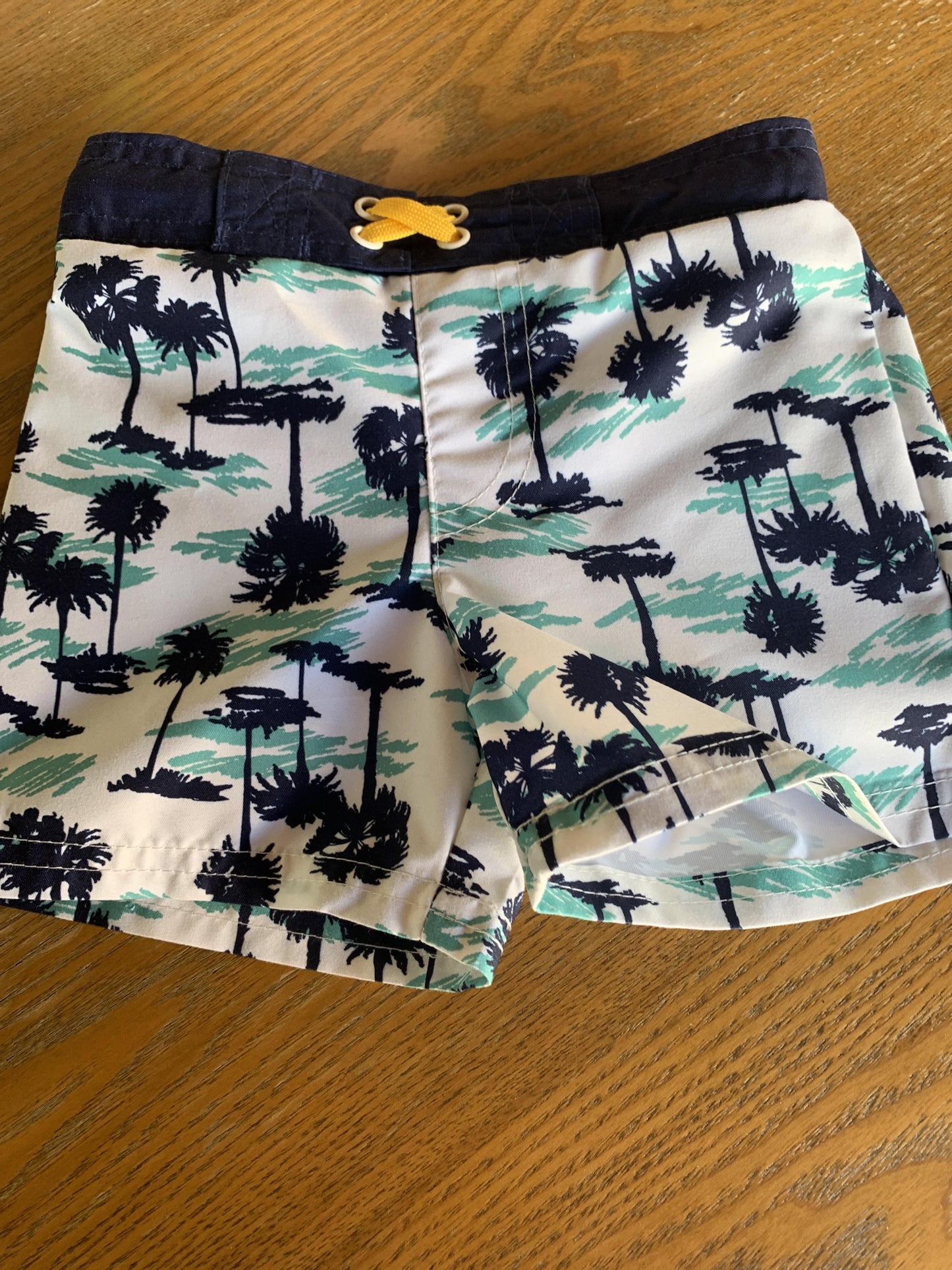 Cat & Jack Unisex Navy Blue | light green | White Swimwear Size: 12 months Navy Blue | light green | White