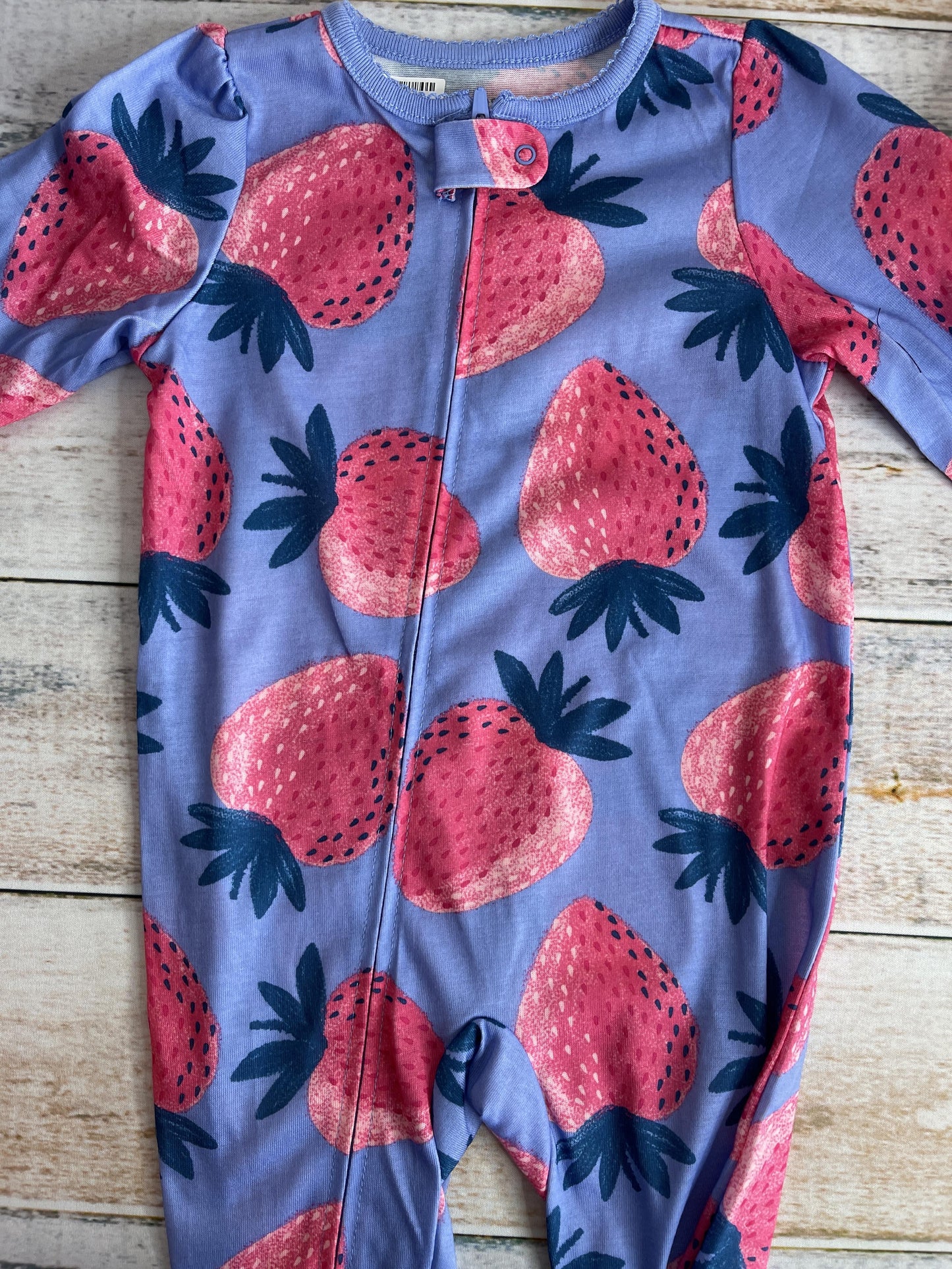 Carters Girls Navy Blue | pink Pajamas Size: 12 months Navy Blue | pink