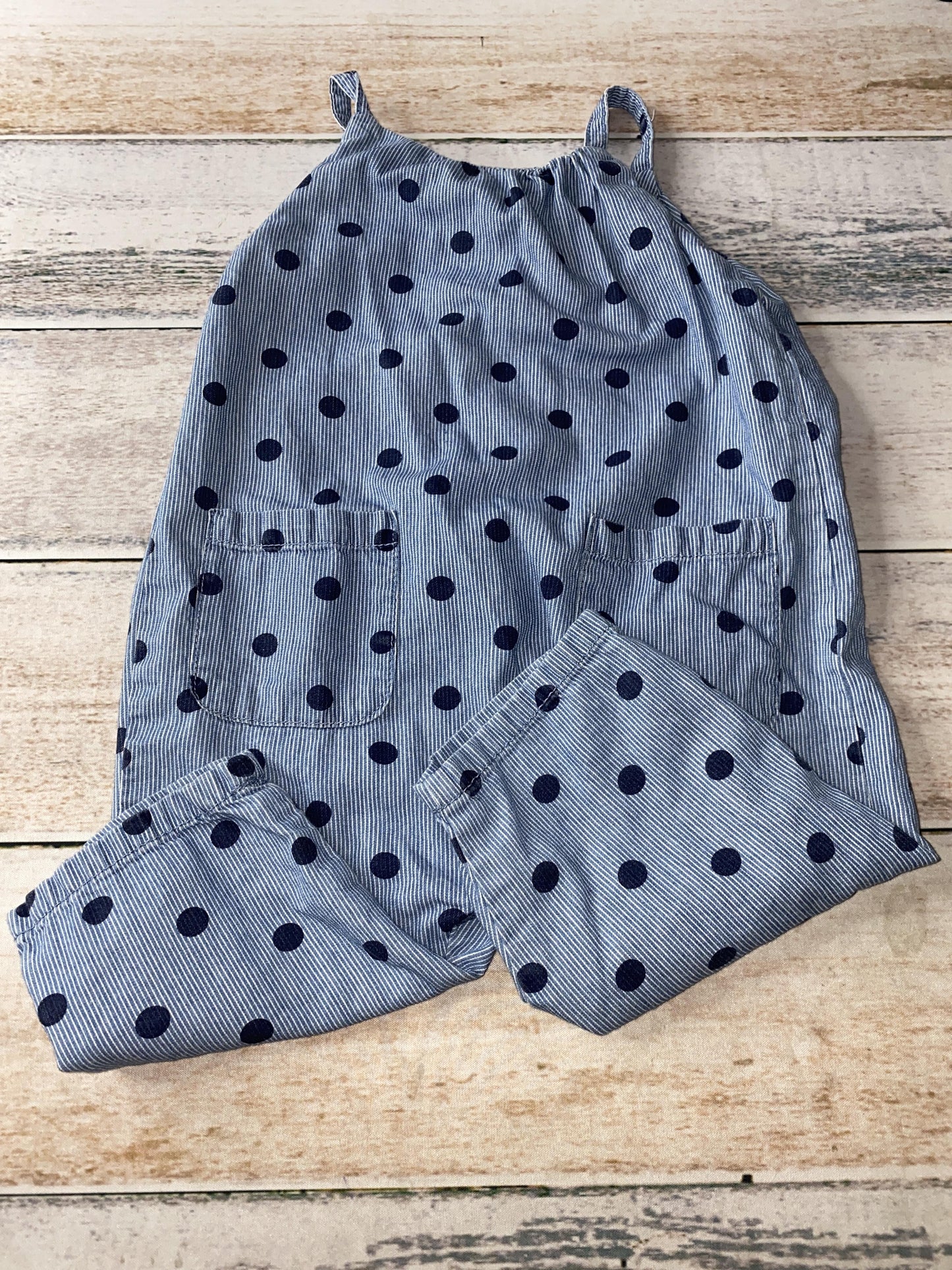 Zara Girls Navy Blue | polka dot Romper Size: 12-18 months Navy Blue | polka dot