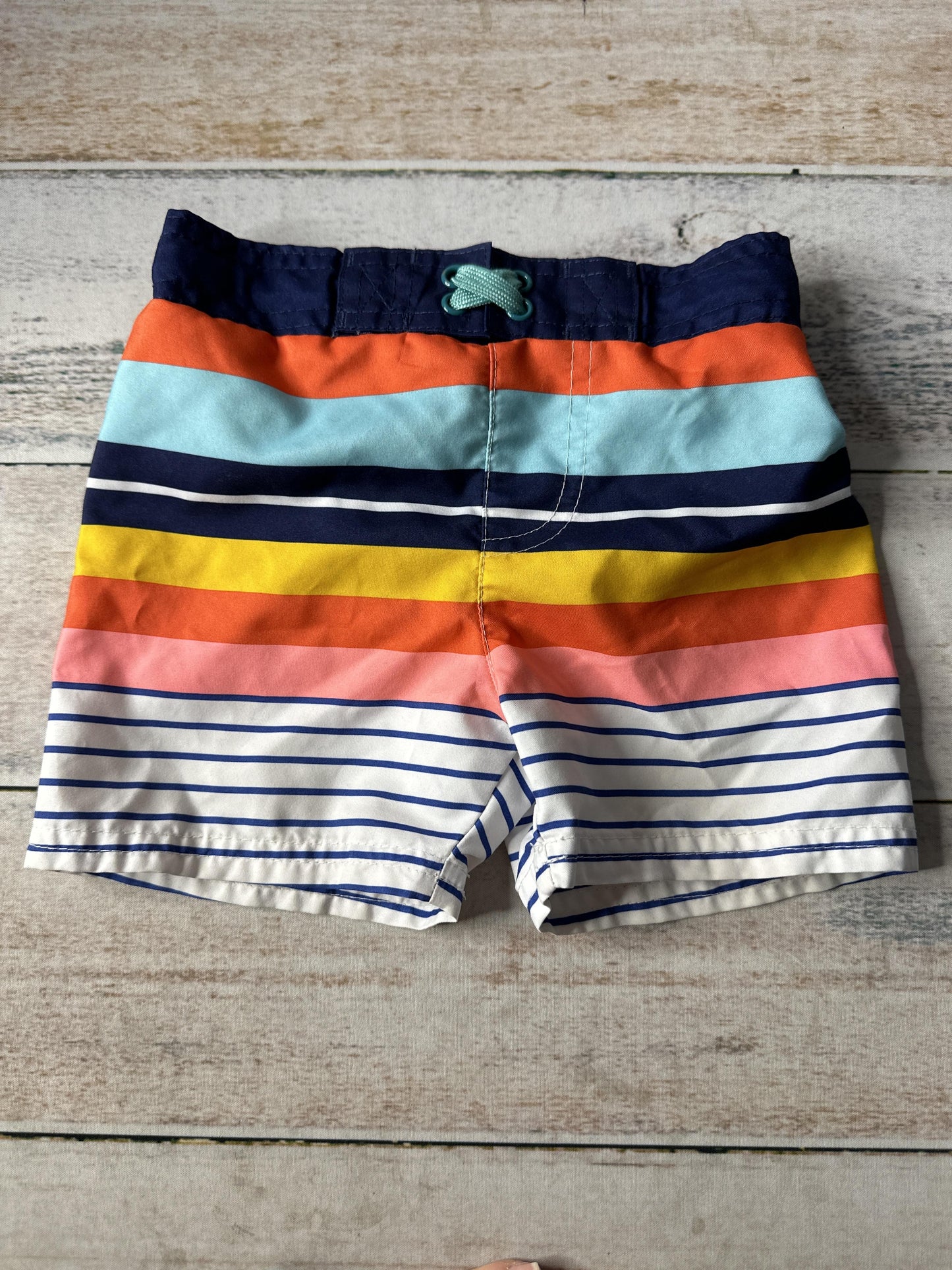 Cat & Jack Unisex Navy Blue | Red | White | orange | Yellow Swimwear Size: 2T Navy Blue | Red | White | orange | Yellow