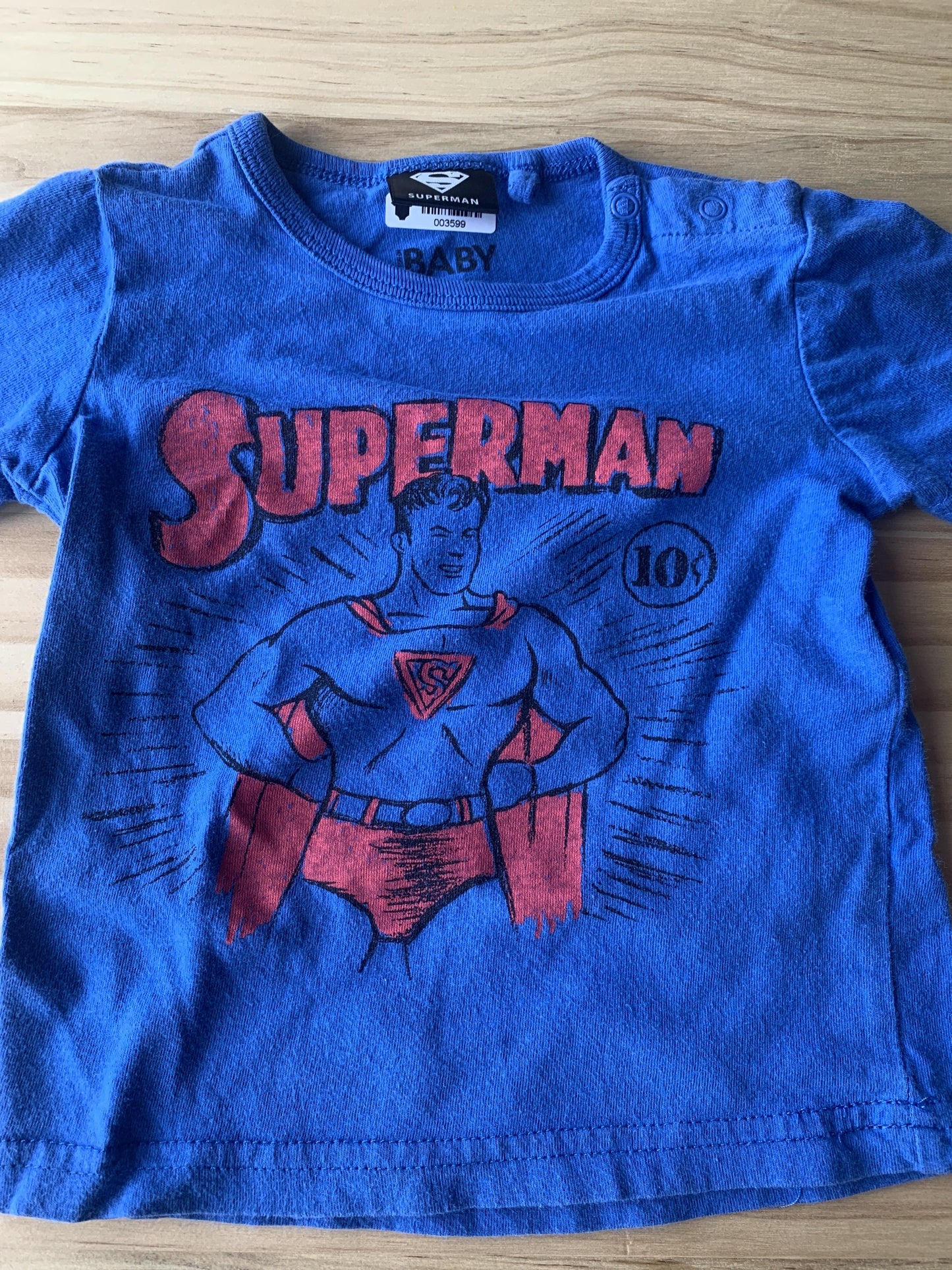 Boys Navy Blue | Red T-Shirt Size: 6-12 months Navy Blue | Red