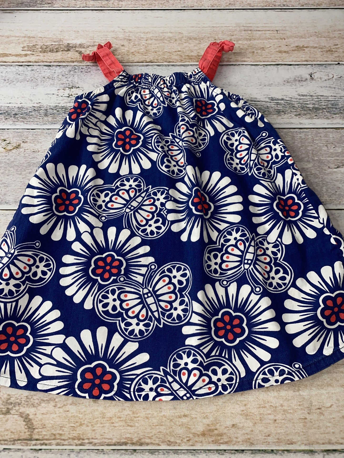Koala Baby Girls Navy Blue | White | Red Dress Size: 24 months Navy Blue | White | Red