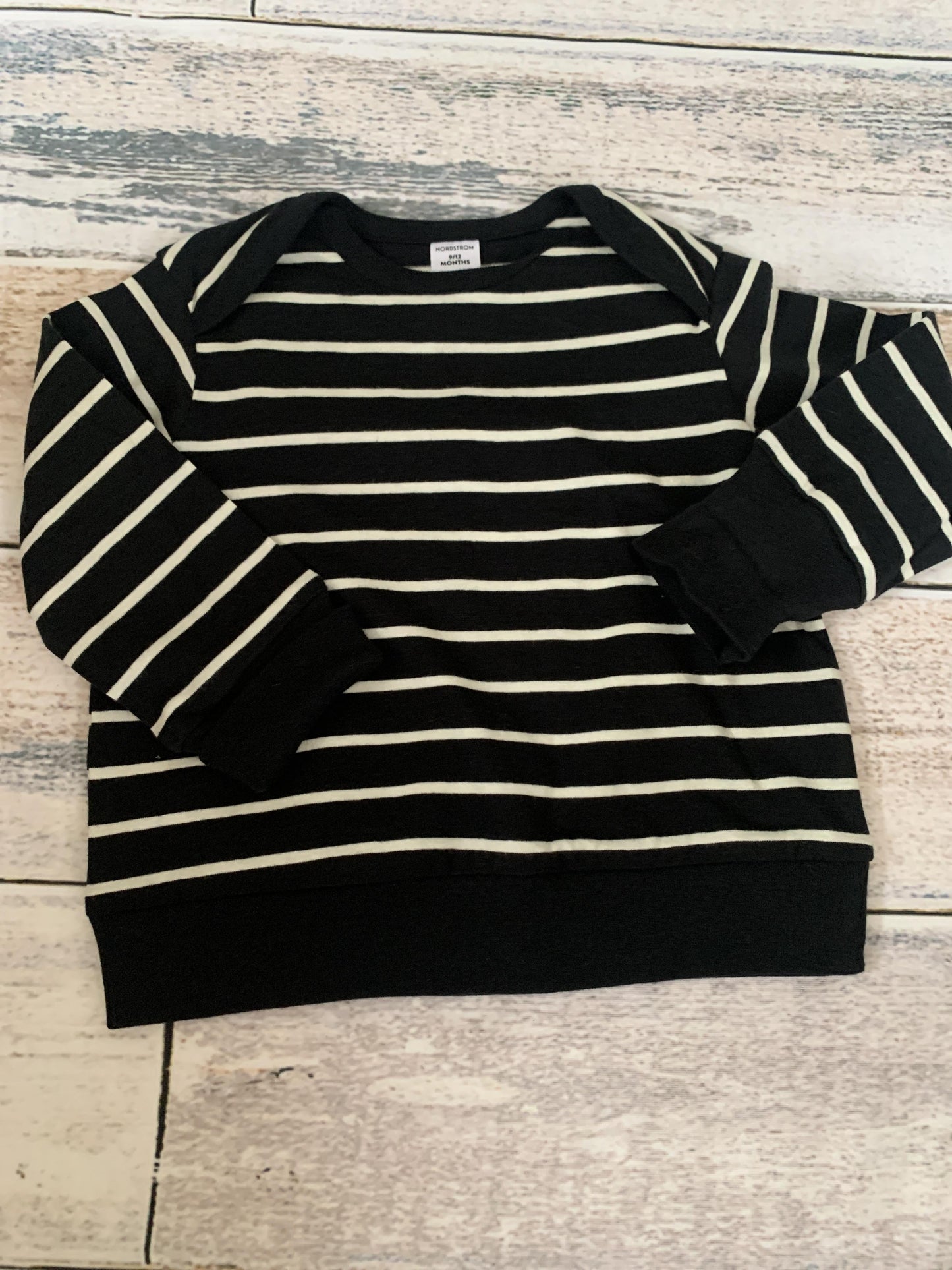 Nordstrom Boys Navy Blue | White | Stripe Sweater Size: 9-12 Months Navy Blue | White | Stripe