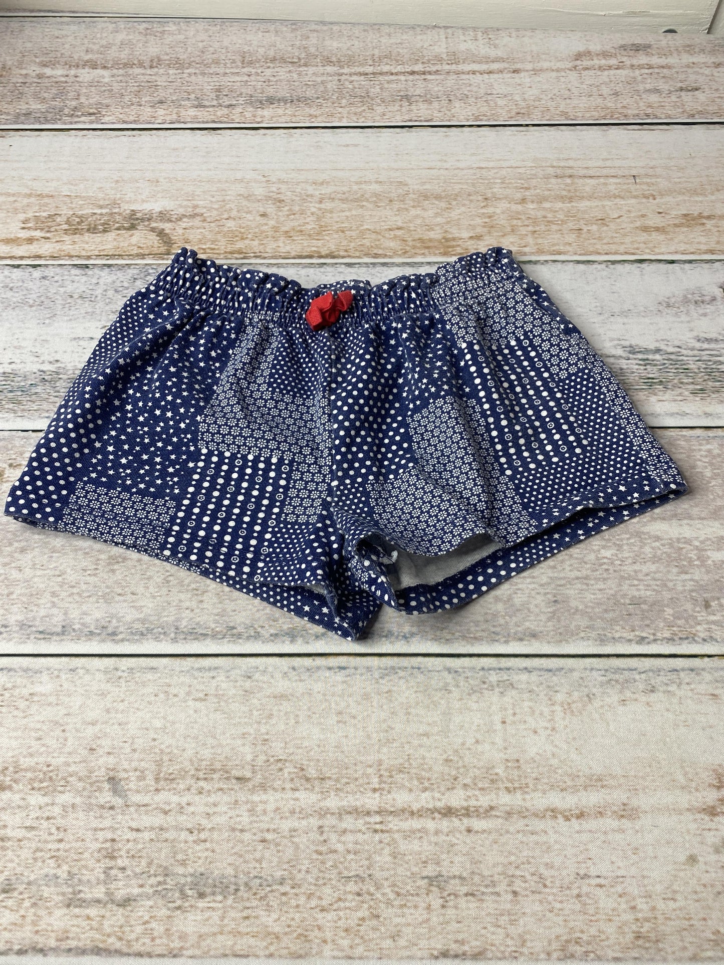 First Impressions Girls Navy Blue | White Shorts Size: 24 months Navy Blue | White
