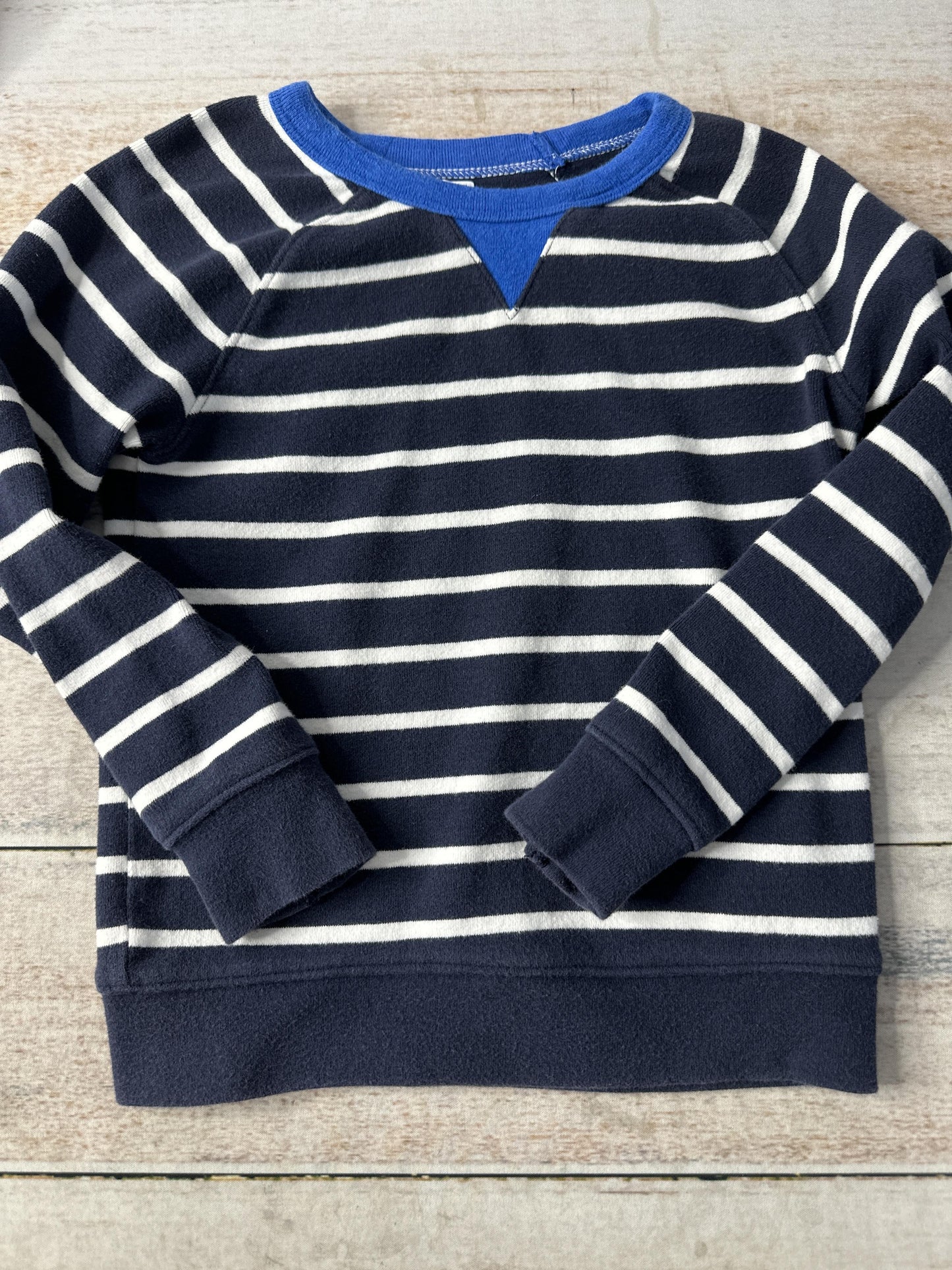 Old Navy Unisex Navy Blue | White Long Sleeve T-Shirt Size: 4T Navy Blue | White
