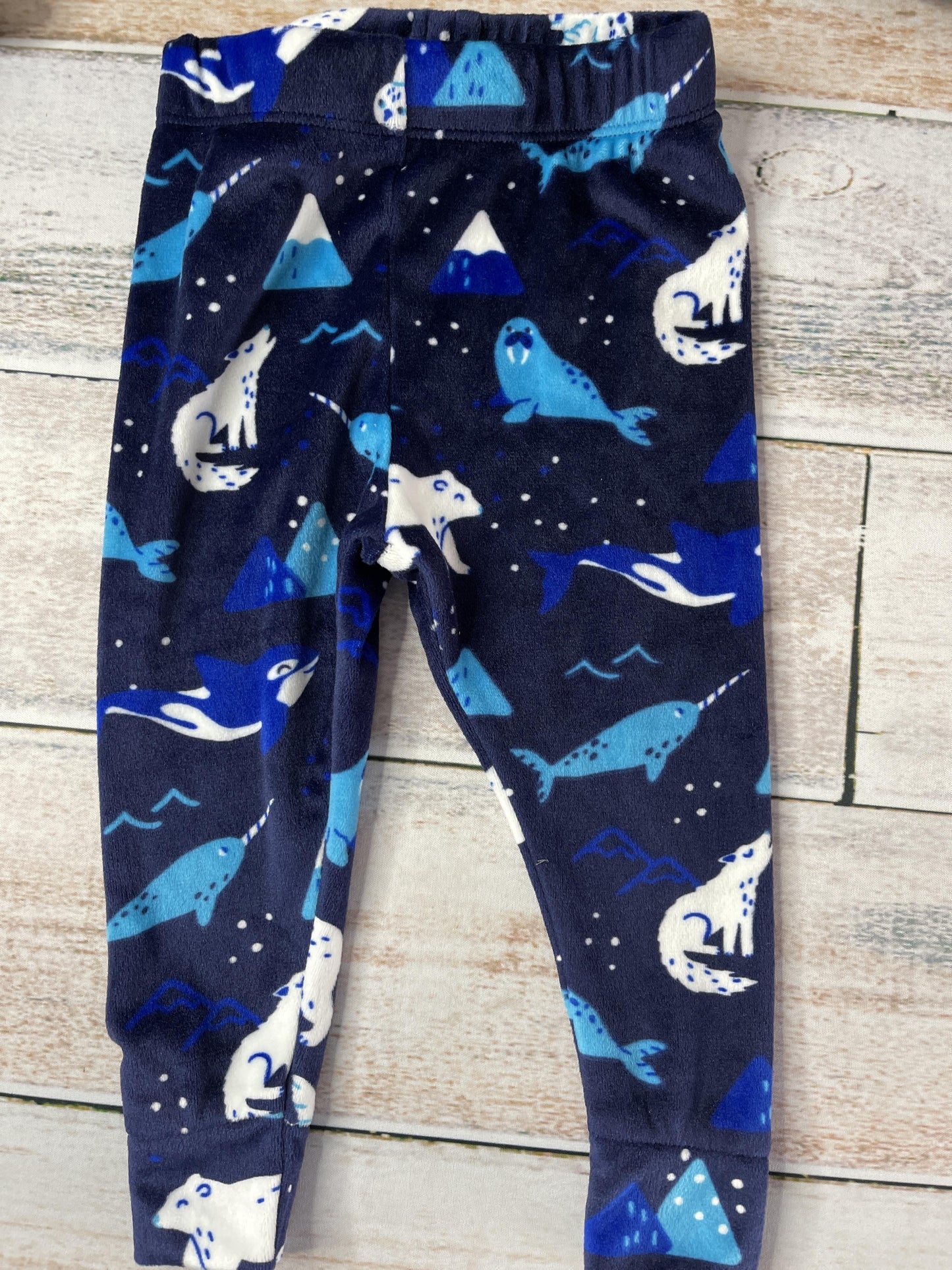 Cat & Jack Boys Navy Blue | White Pajamas Size: 12-18 months Navy Blue | White