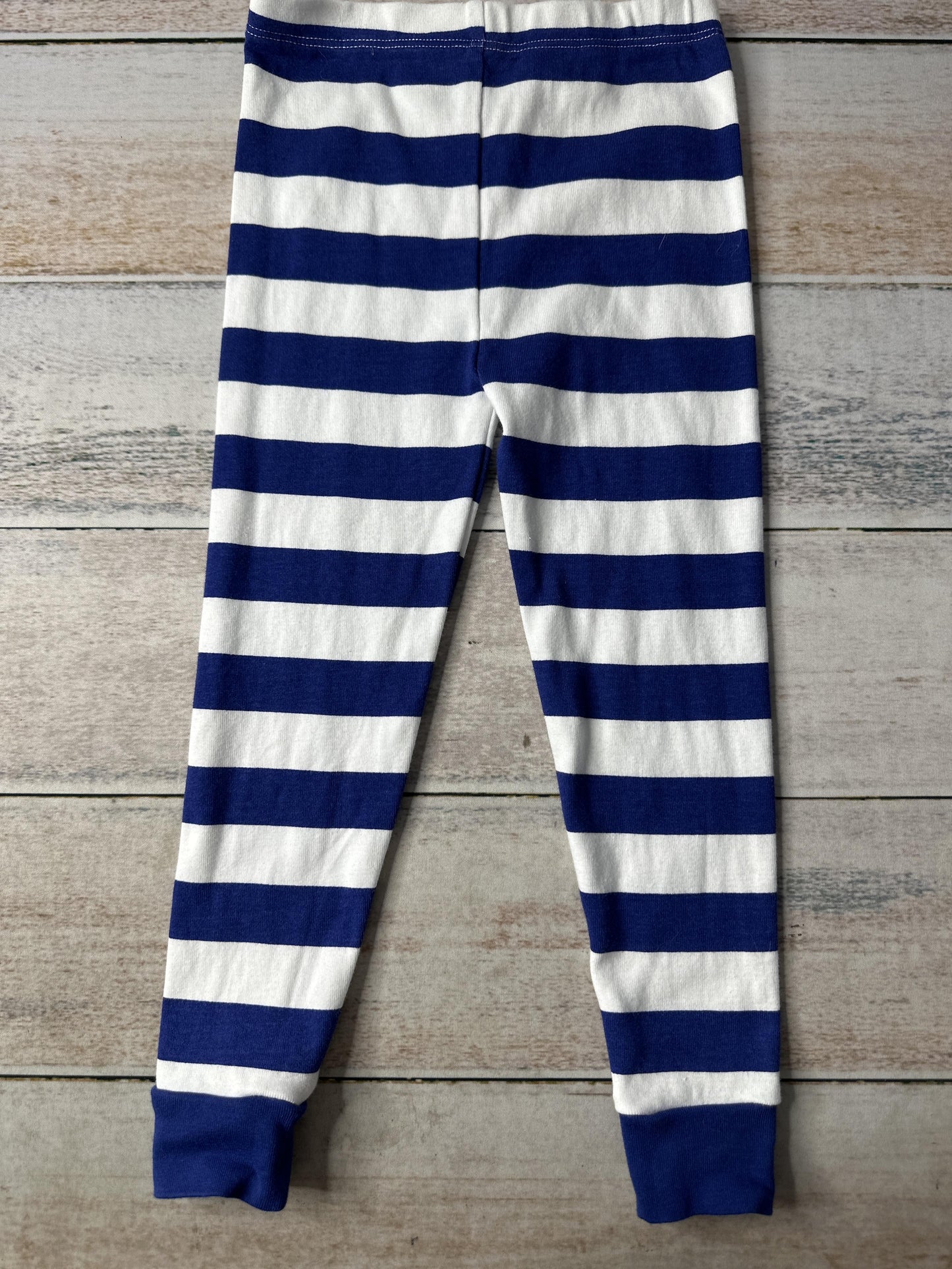 Boys Navy Blue | White Pajamas Size: 3T Navy Blue | White