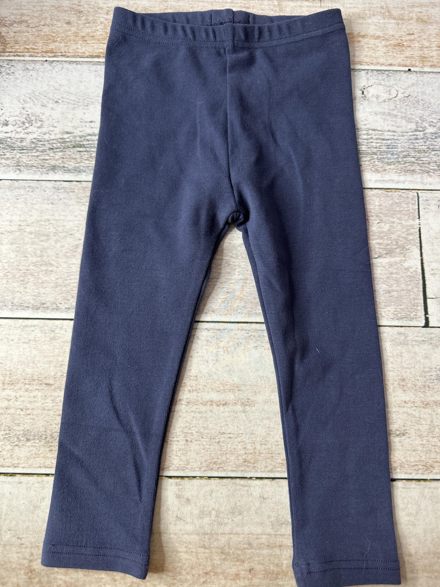 Little Organic co Unisex Navy Blue Button Down Short Sleeve Size: 2T Navy Blue