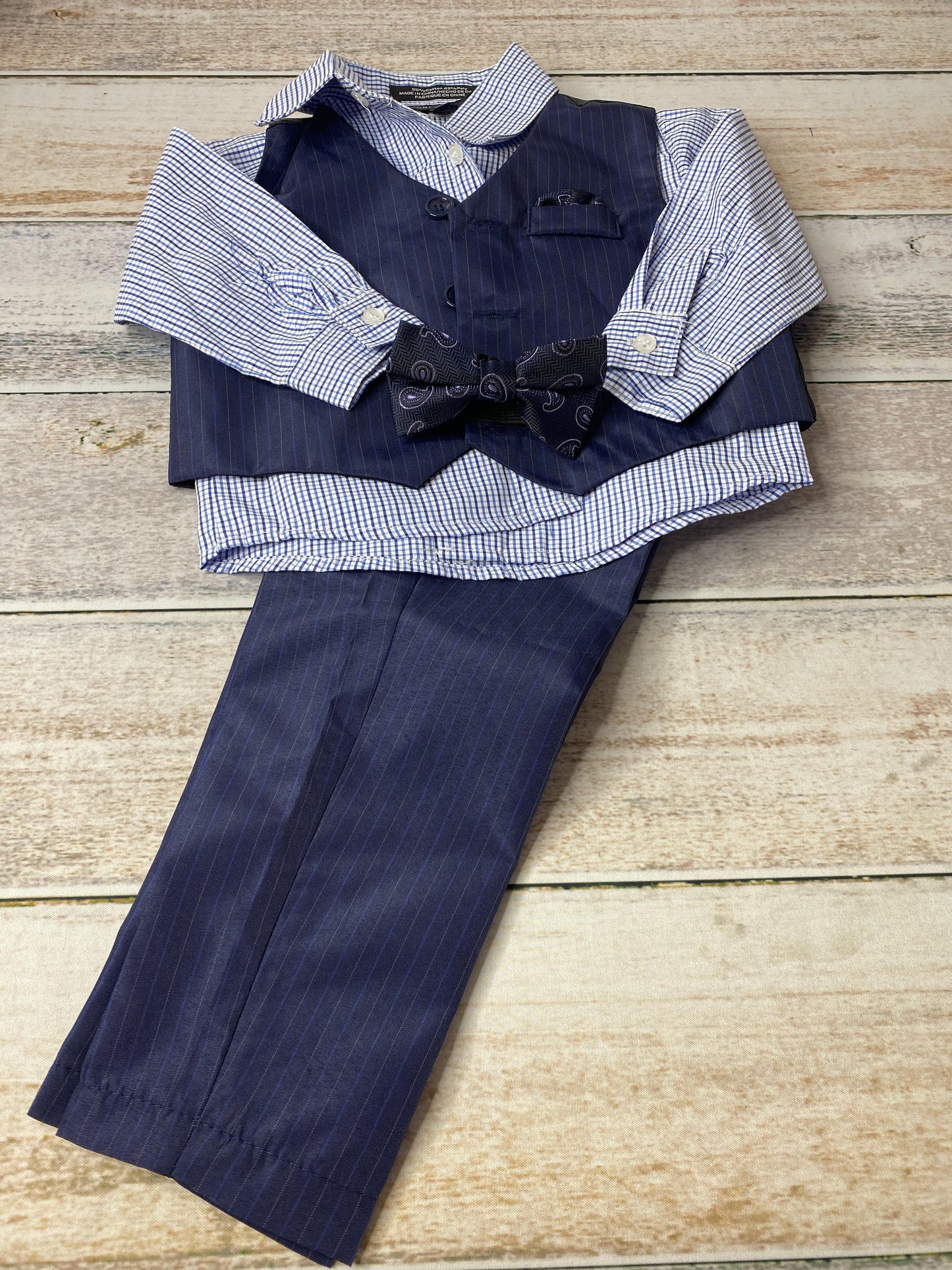 Andrew Fezza Boys Navy Blue Snowsuit Size: 18 months Navy Blue