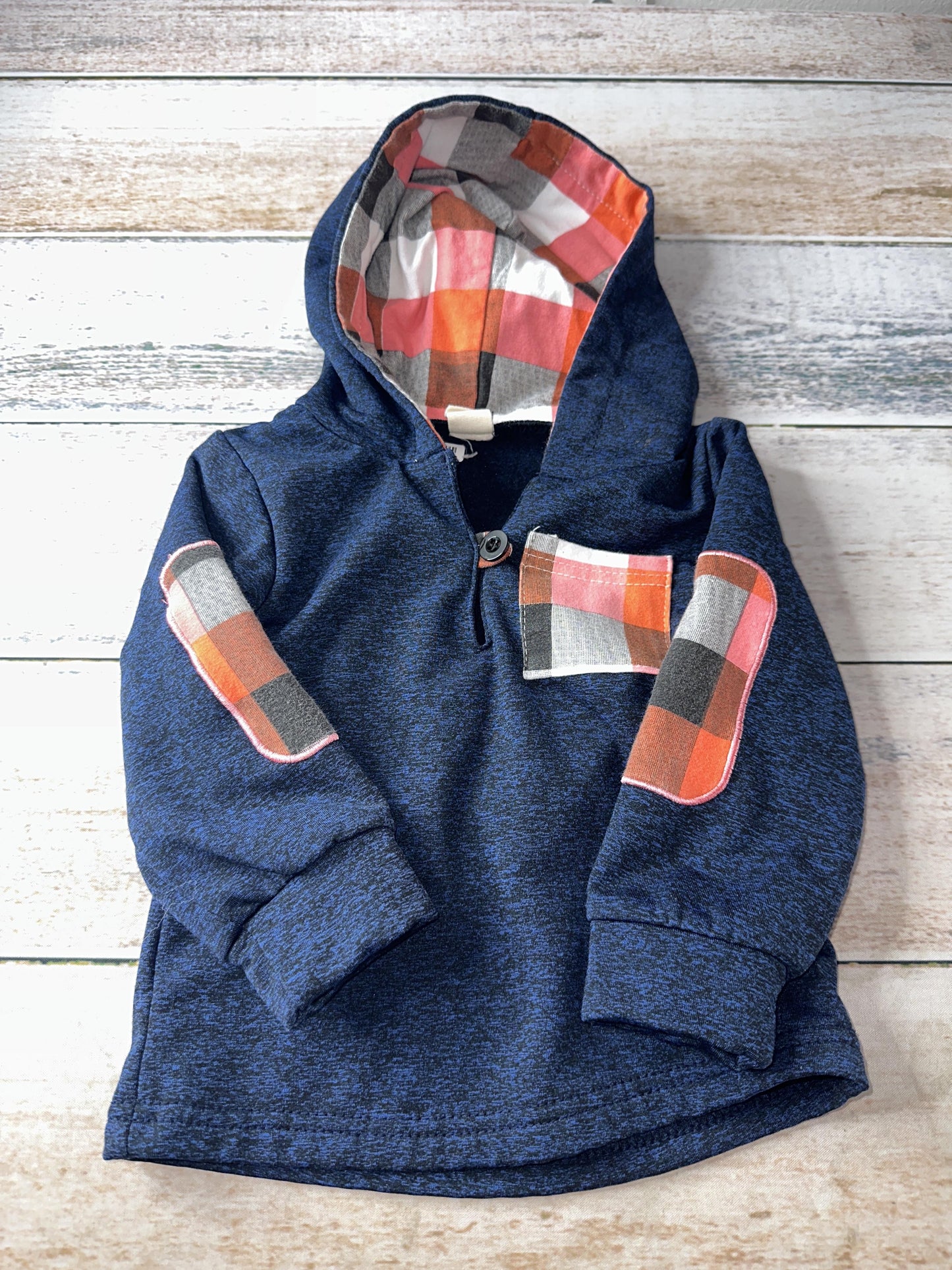 Unknown Boys Navy Blue Sweatshirt Size: 18 months Navy Blue