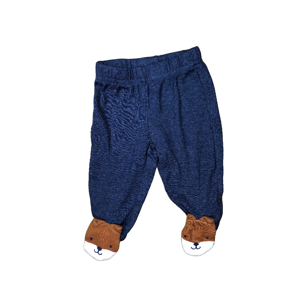 Carters Unisex Navy Blue Pants Size: 0-3 months Navy Blue