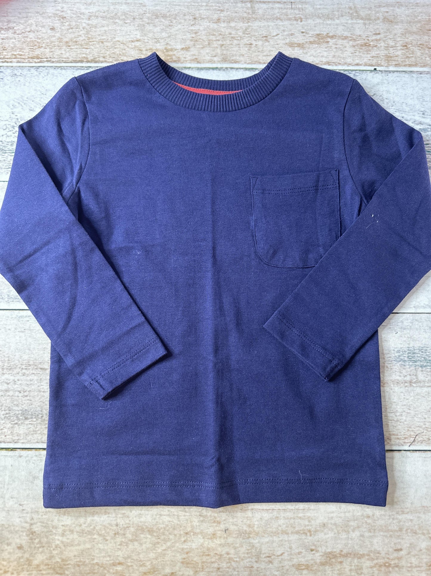 Mightly Boys Navy Blue Long Sleeve T-Shirt Size: 3T Navy Blue
