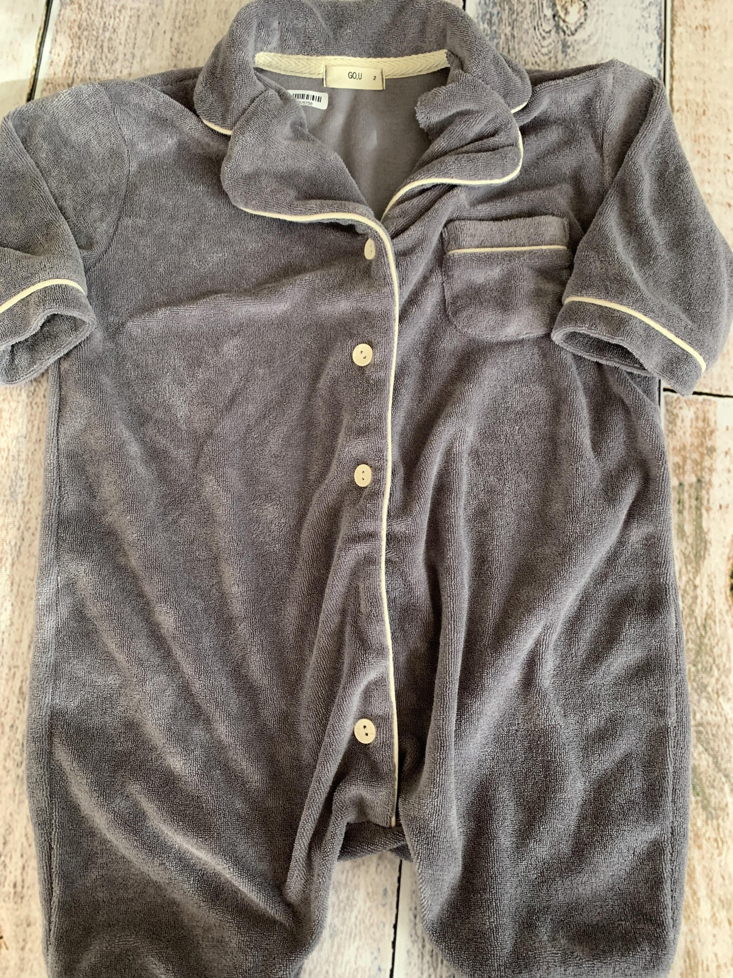 GO;U Boys Navy Blue Pajamas Size: 12-18 months Navy Blue